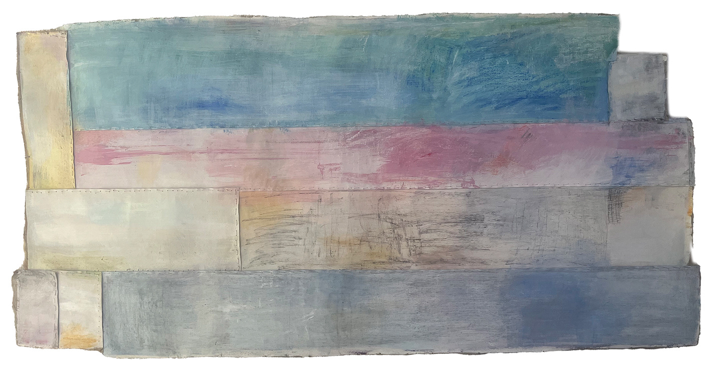 Memory 03. - Lies / 110 x 190 cm, mixed technique, canvas