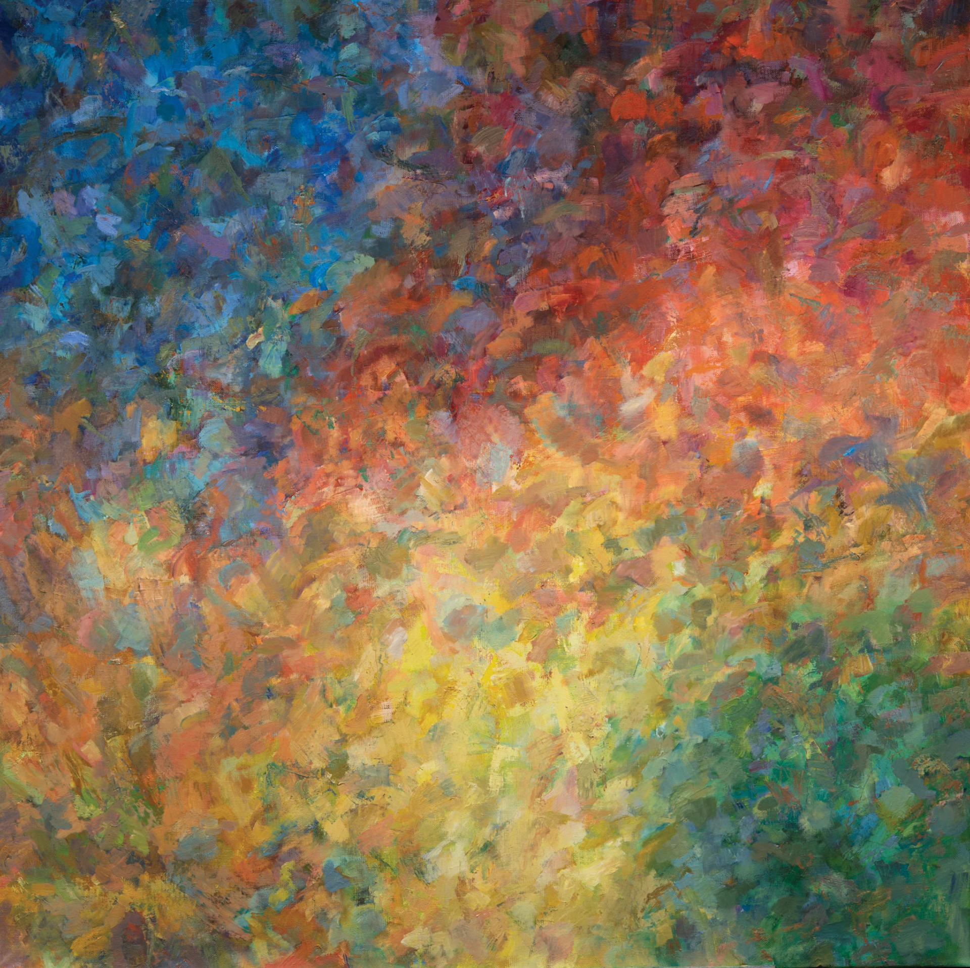 Transition 01. / 100 x 100 cm, oil, canvas