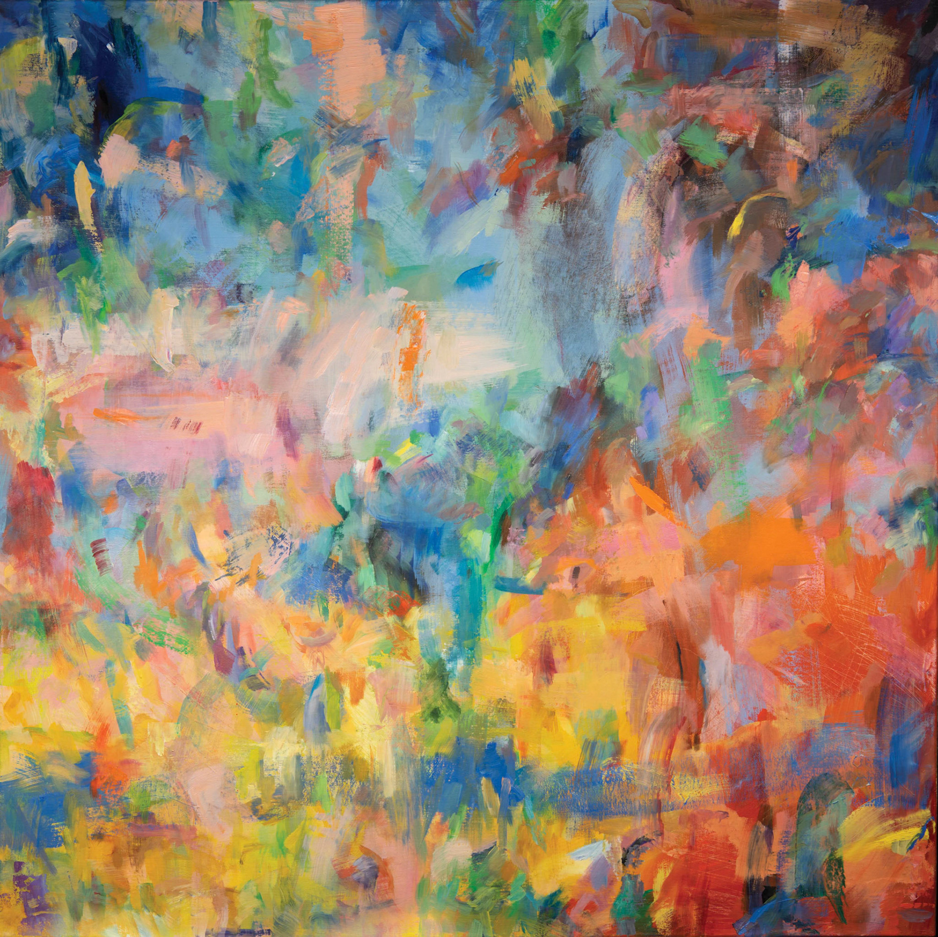 Transition 03. / 110 x 110 cm, oil, canvas