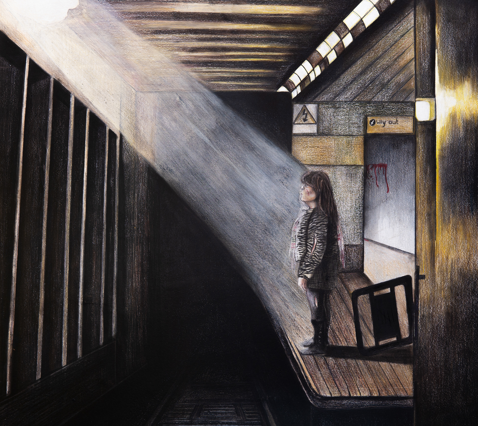 The Way Out (2021) 47.9 x 52.5cm