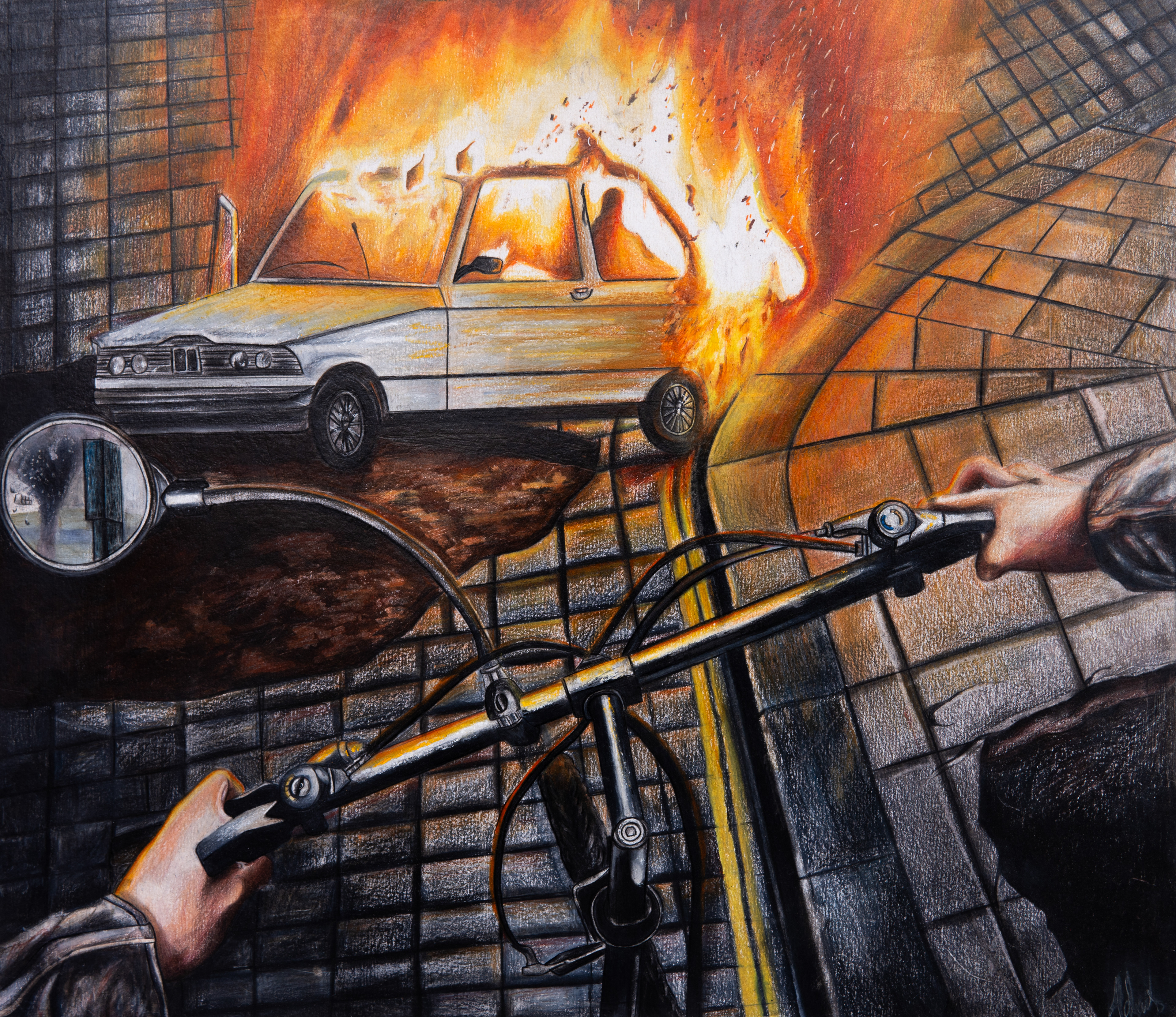 The Storm (2021) 39.2 x 44.5cm