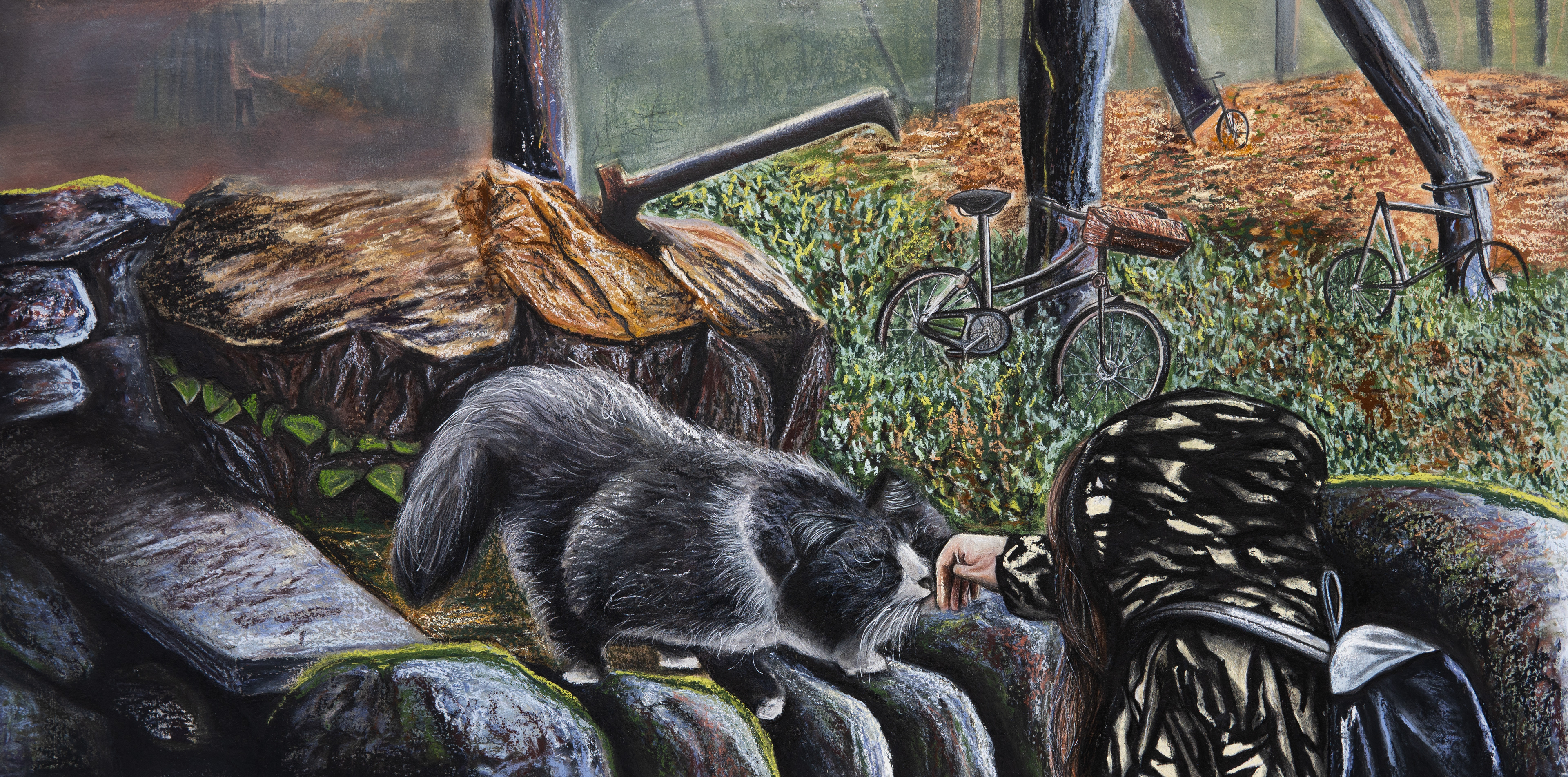 The Reprieve (2024) 80.3 x 40cm