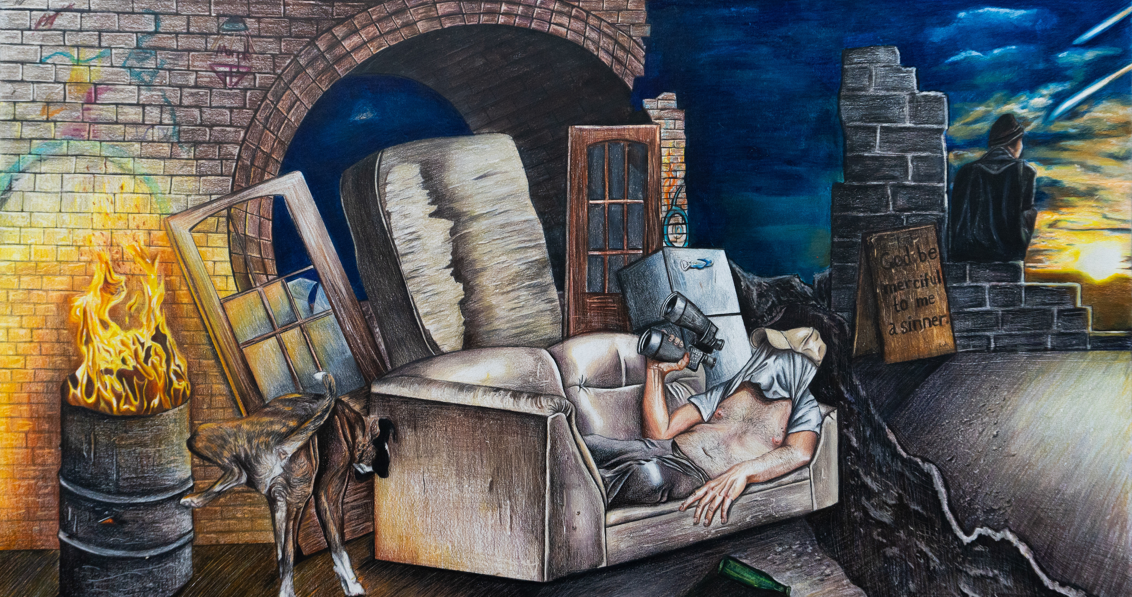 The Ignorant (2021) 48.5 x 91cm 