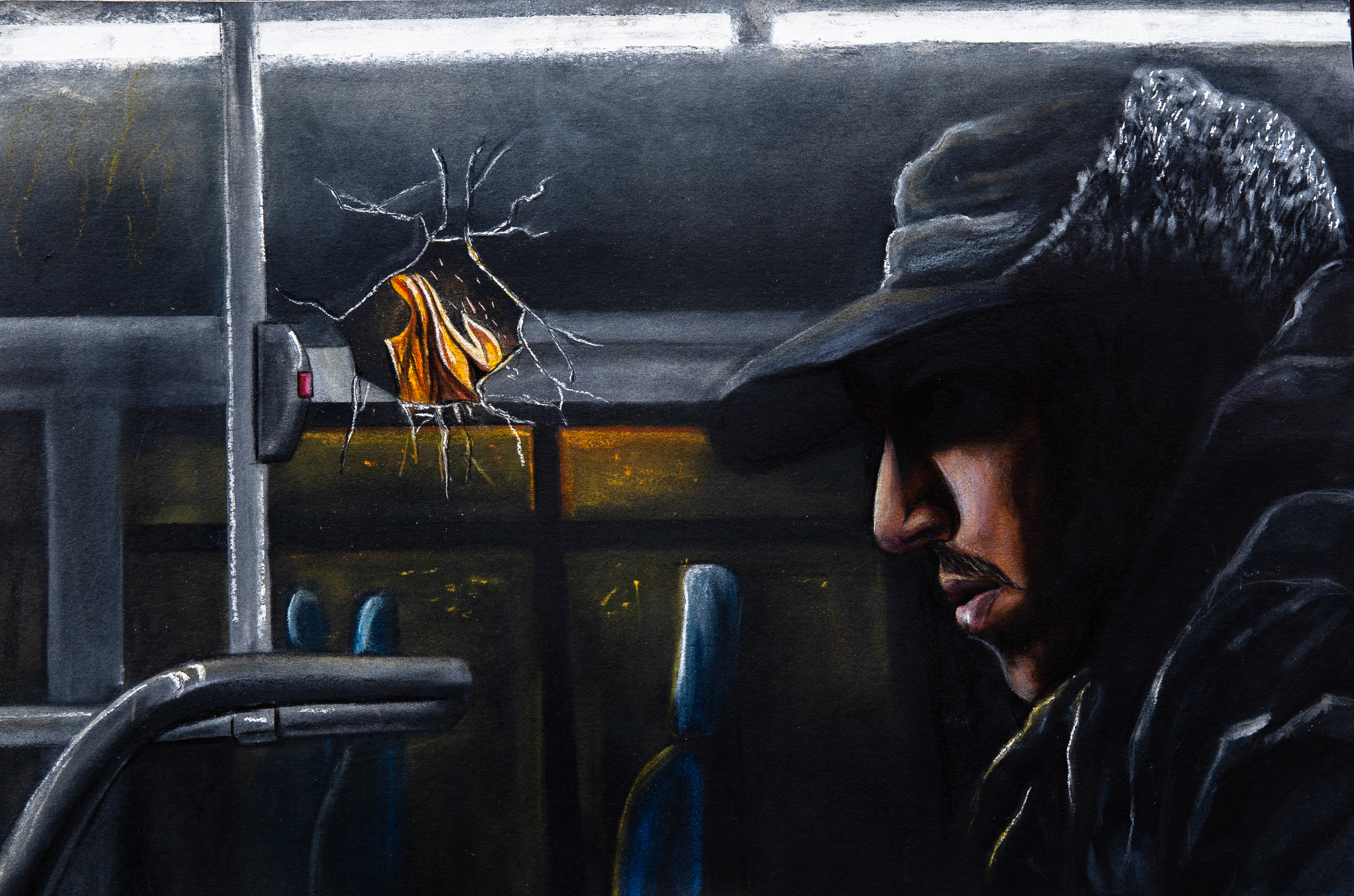 The Crack (2023) 46.2 x 30.7cm