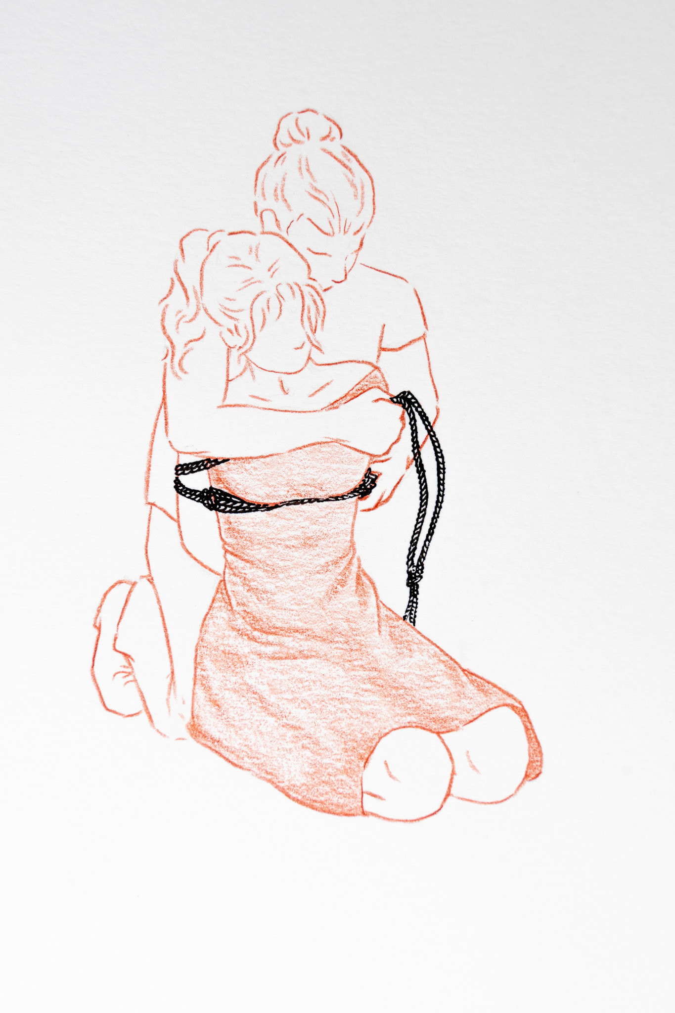 Disegno dal vero shibari 2