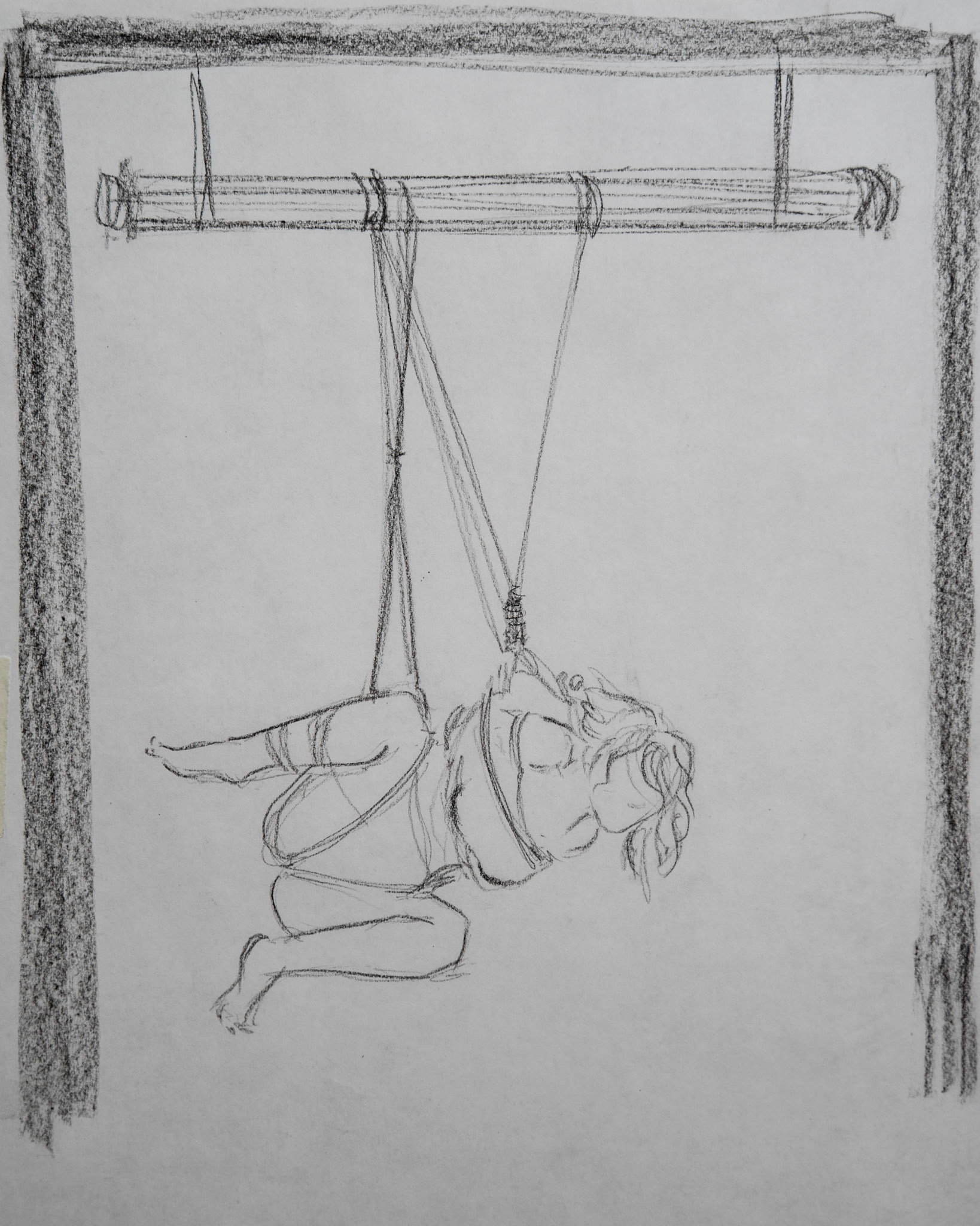 Disegno dal vero shibari 3