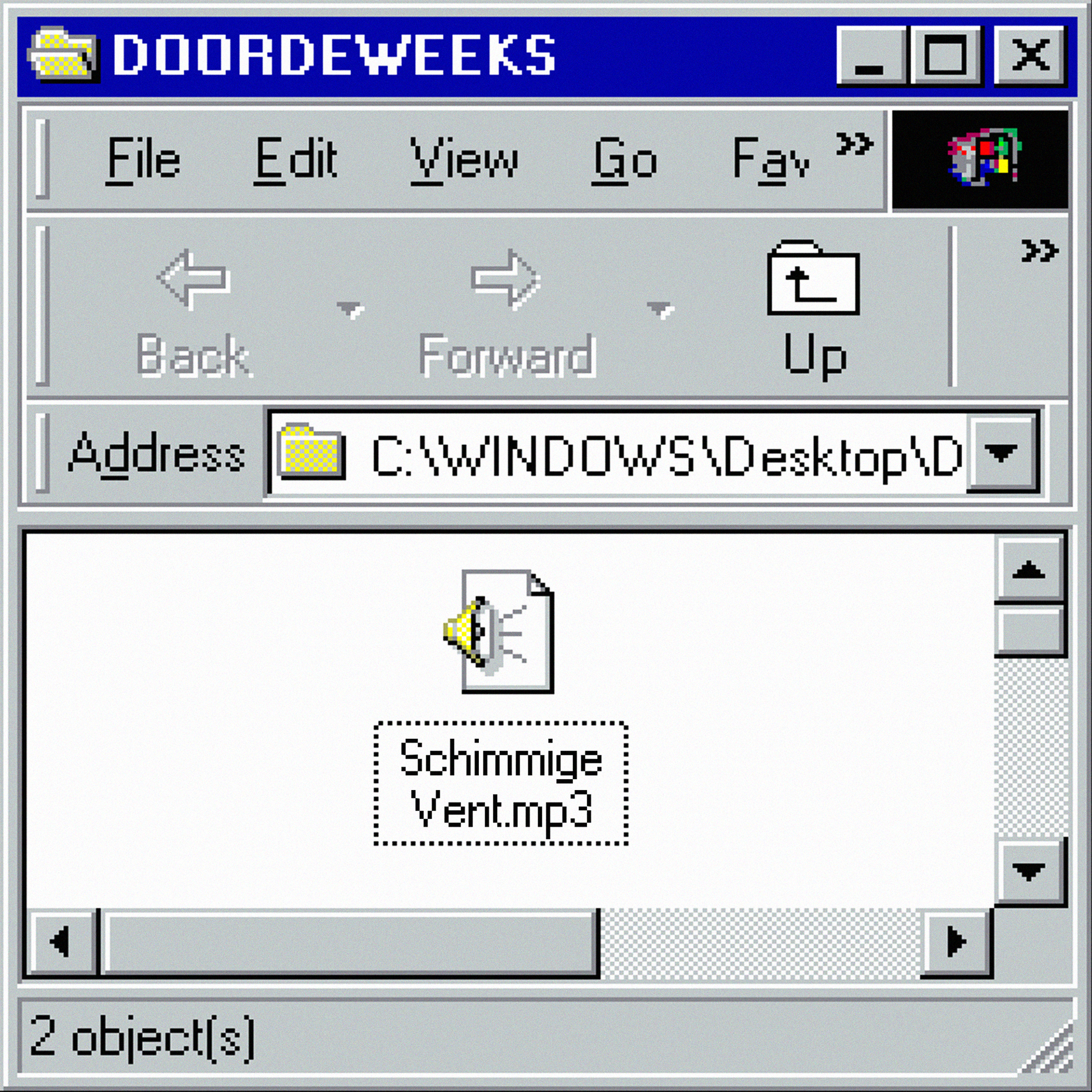Tweede Release: "Schimmige Vent" - DOORDEWEEKS 