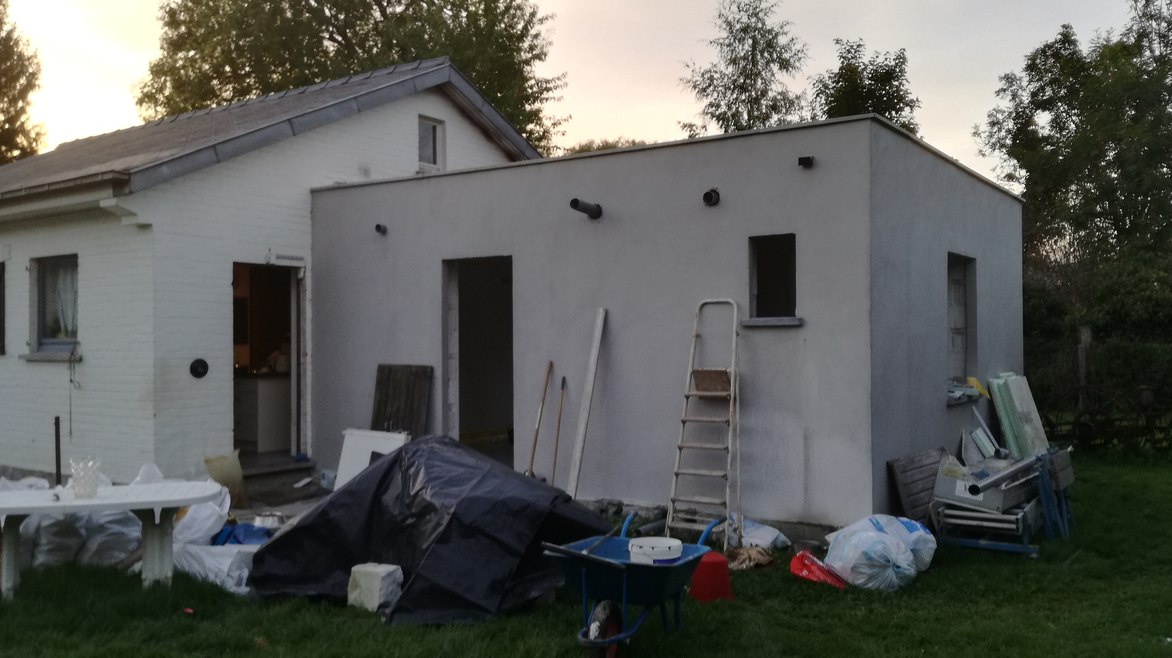 Travaux après obtention du permis de régularisation