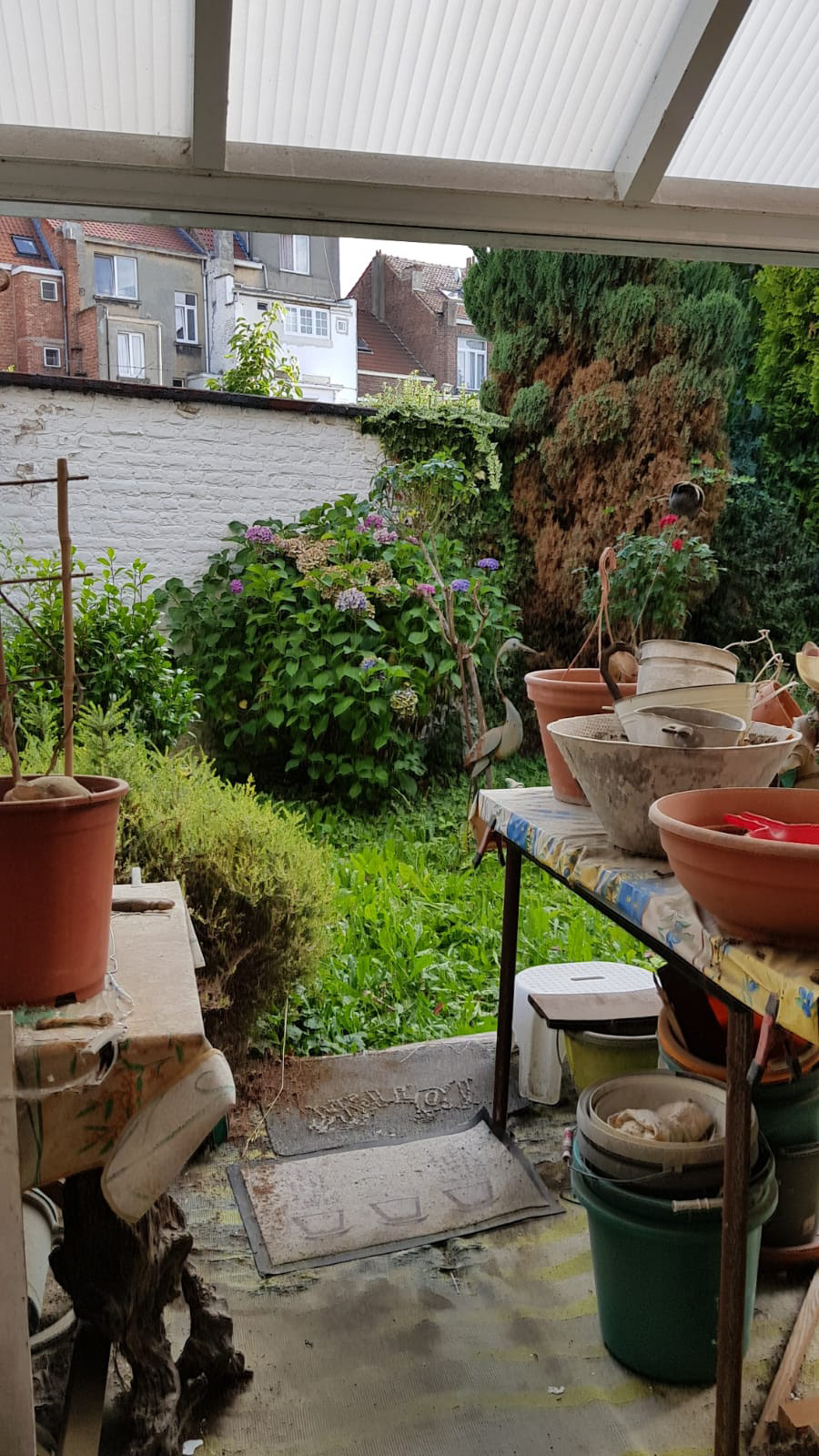 Situation existante : vue sur jardin