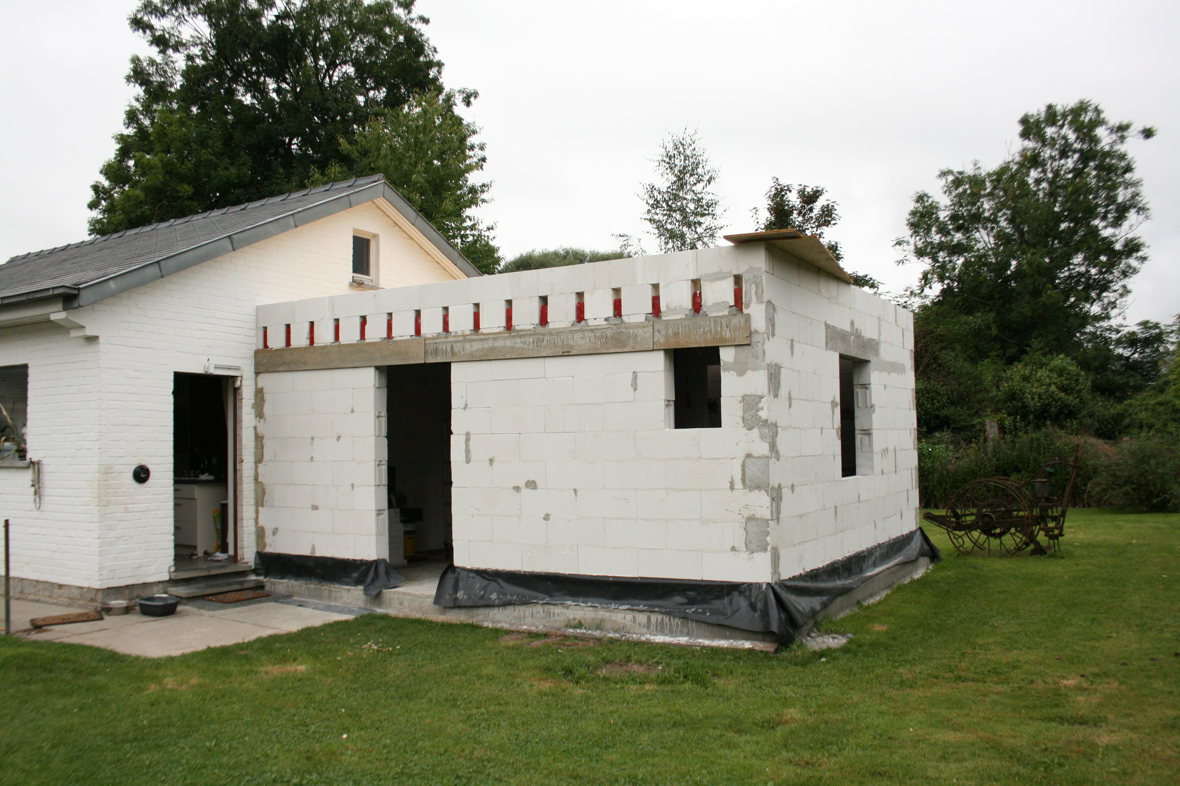 Situation existante: travaux en cours