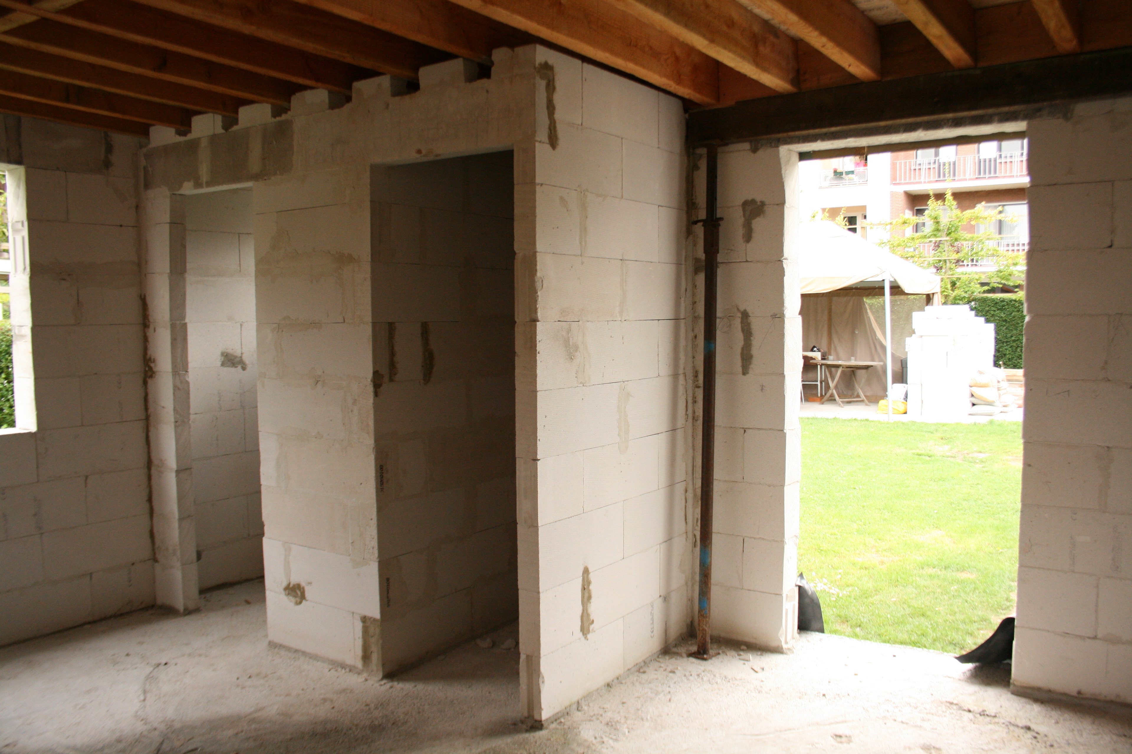 Situation existante: travaux en cours