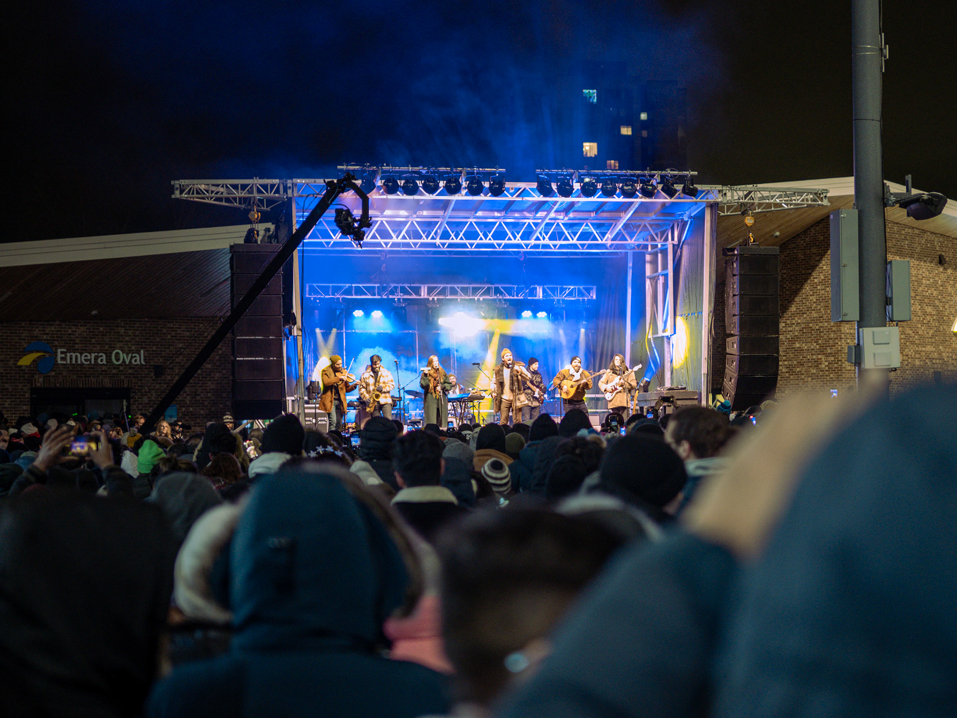 2024 New Years Eve celebration at the Emera Oval, Halifax