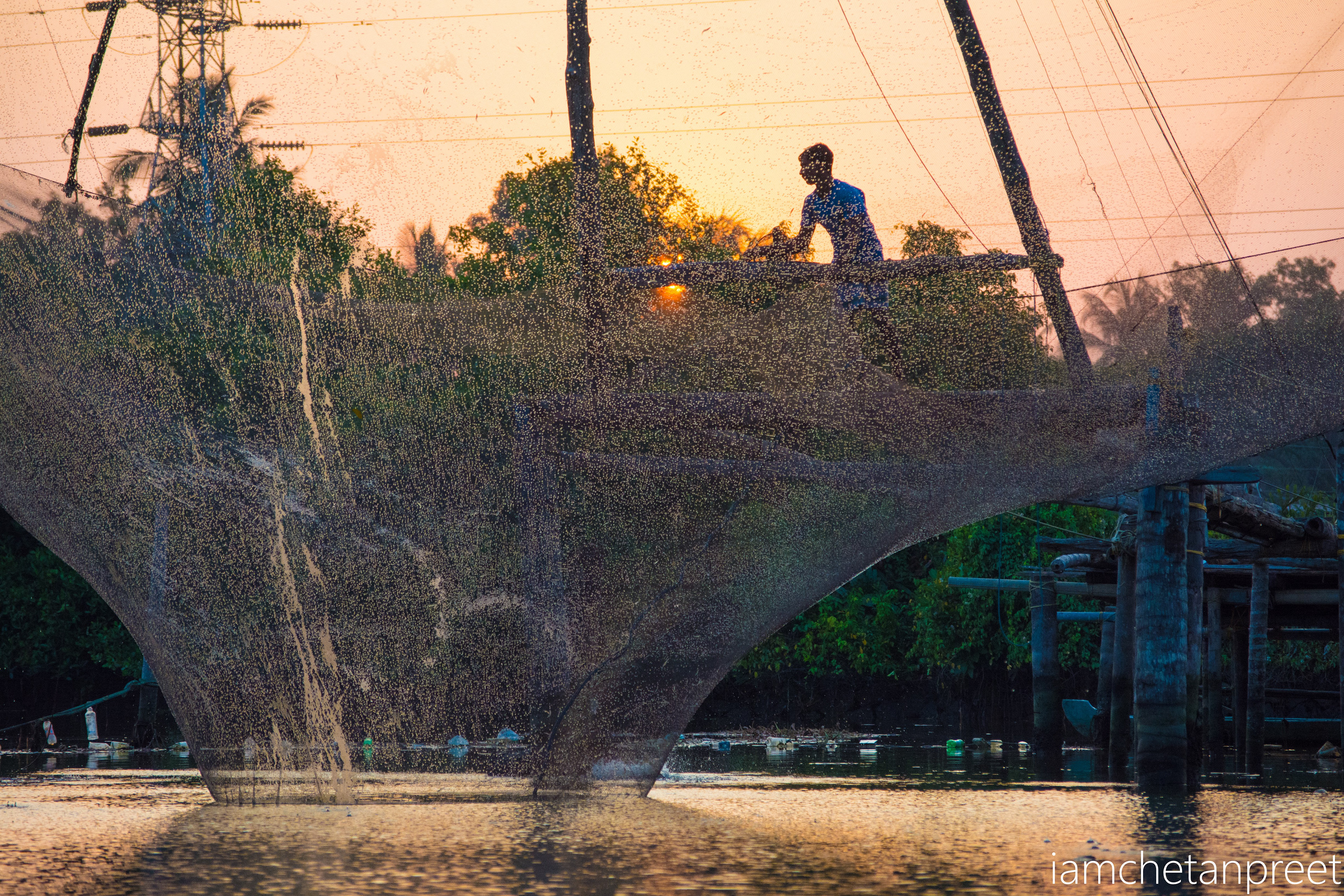 Chinese Fishing Nets in Kerala