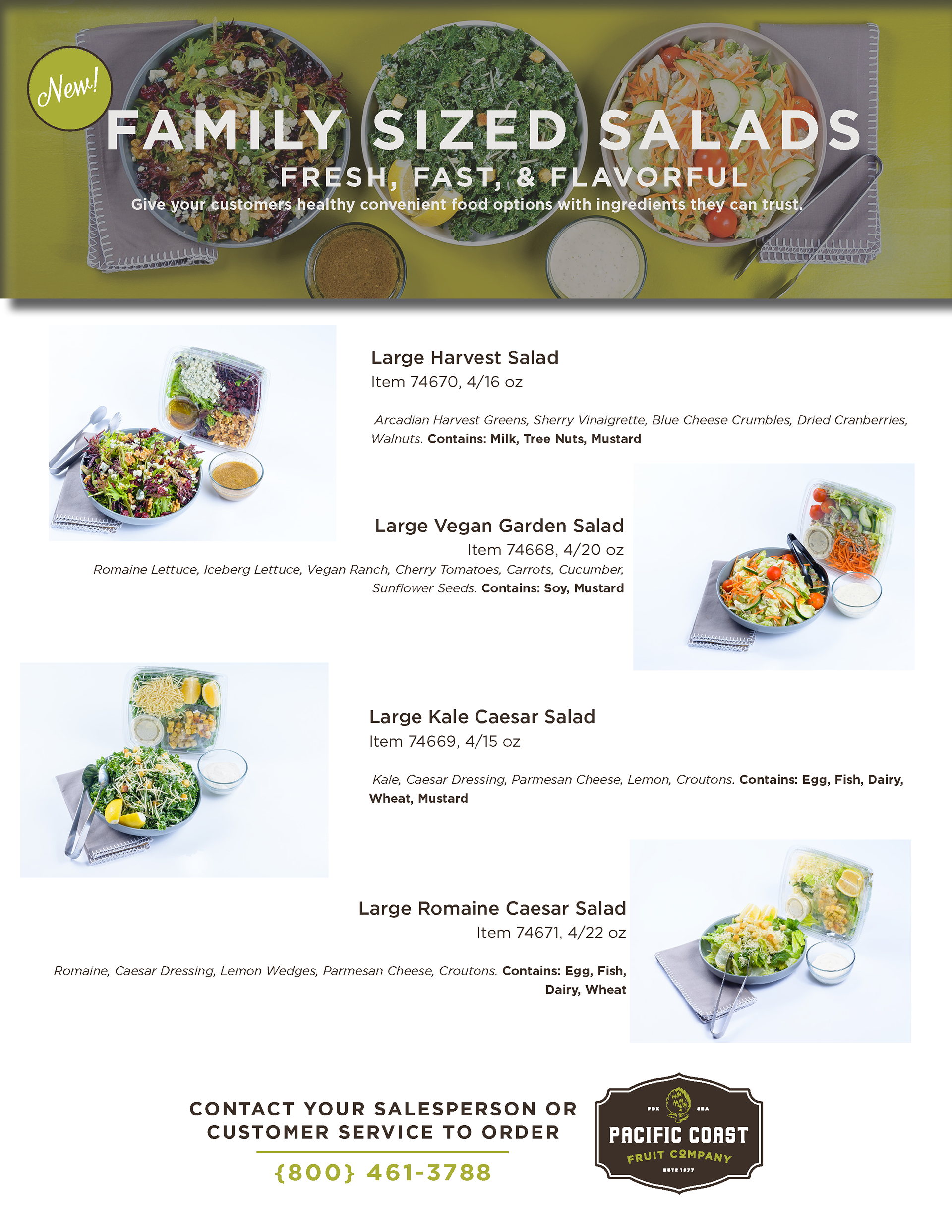 Prepared Foods Sales Flyer