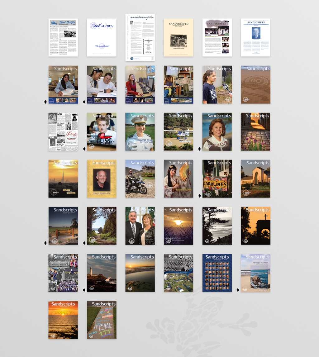 Sandscripts magazine covers