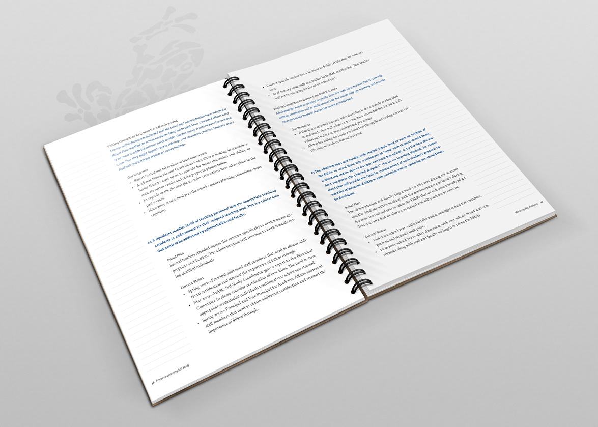 Visiting Committee Response — 2007 Focus on Learning (accreditation report) — Monterey Bay Academy