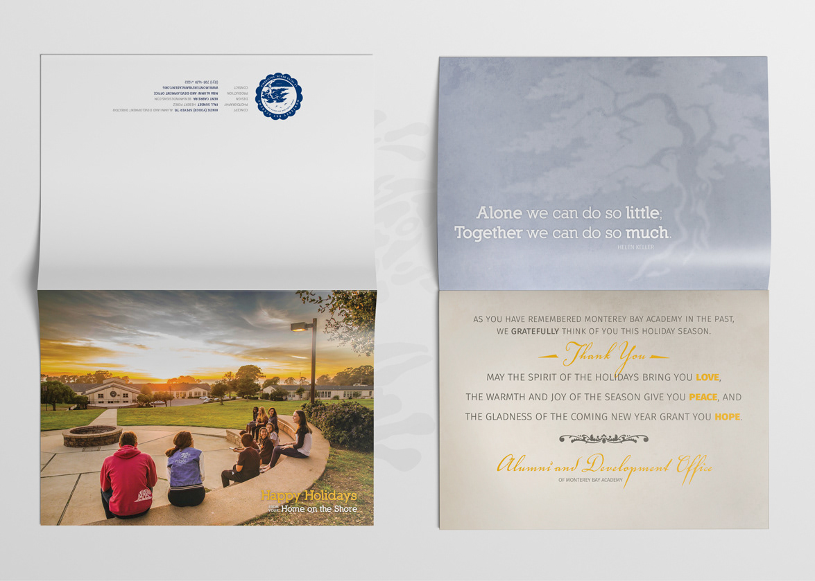 Finalized Christmas Card (2018) — Christmas Cards — Monterey Bay Academy