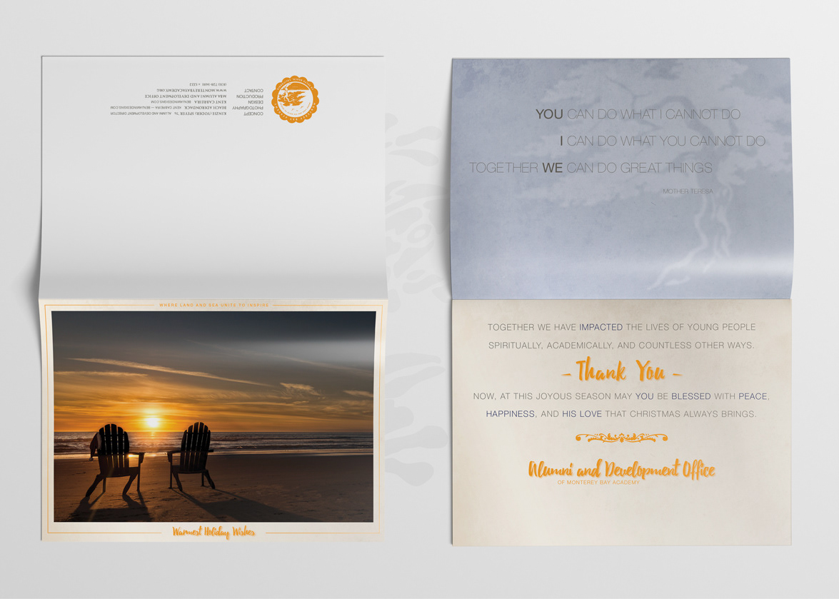 Finalized Christmas Card (2017) — Christmas Cards — Monterey Bay Academy