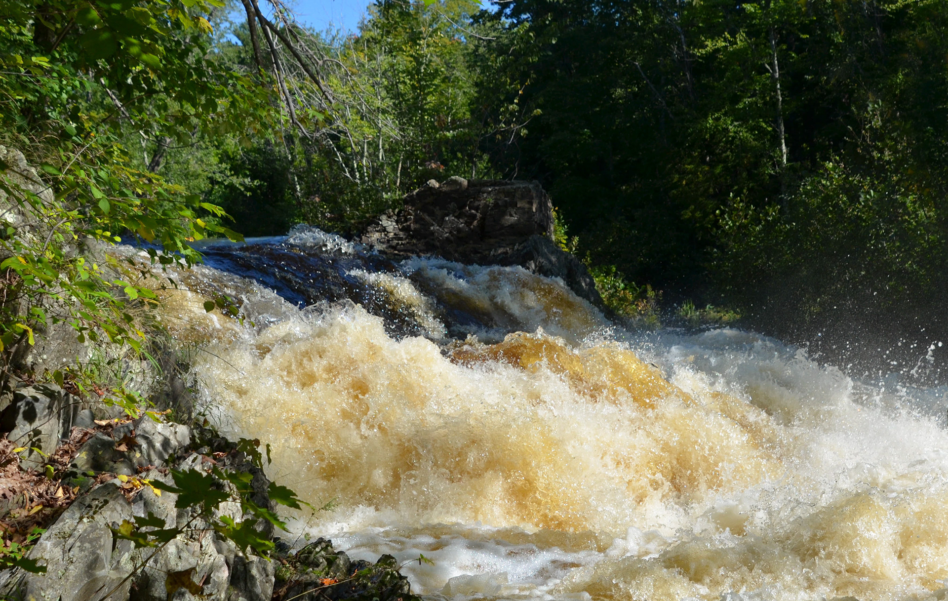 Wadleigh Falls on the Lamprey River