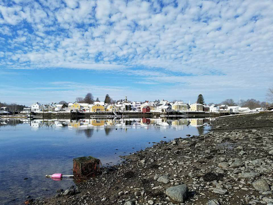 View of Portsmouth from Peirce Island across the Piscataqua River