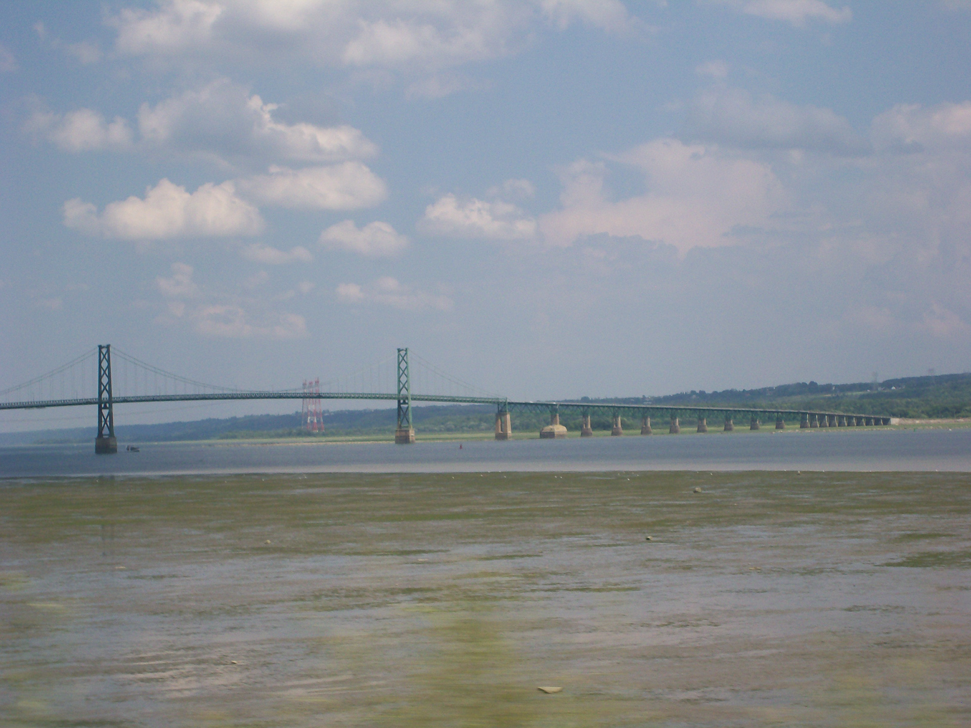 Pont de I'Ile over the St. Lawrence River