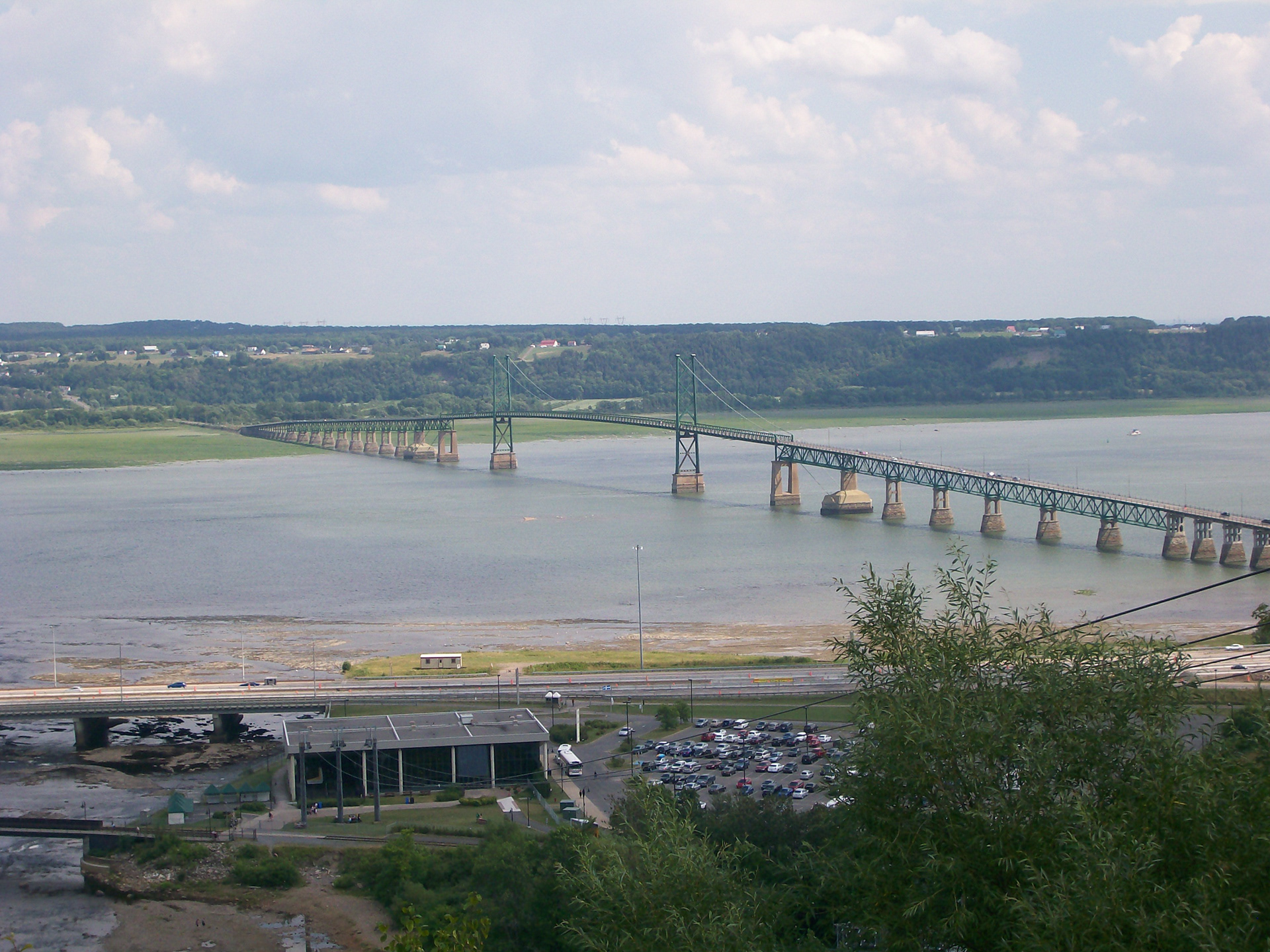 Pont de I'Ile over the St. Lawrence River