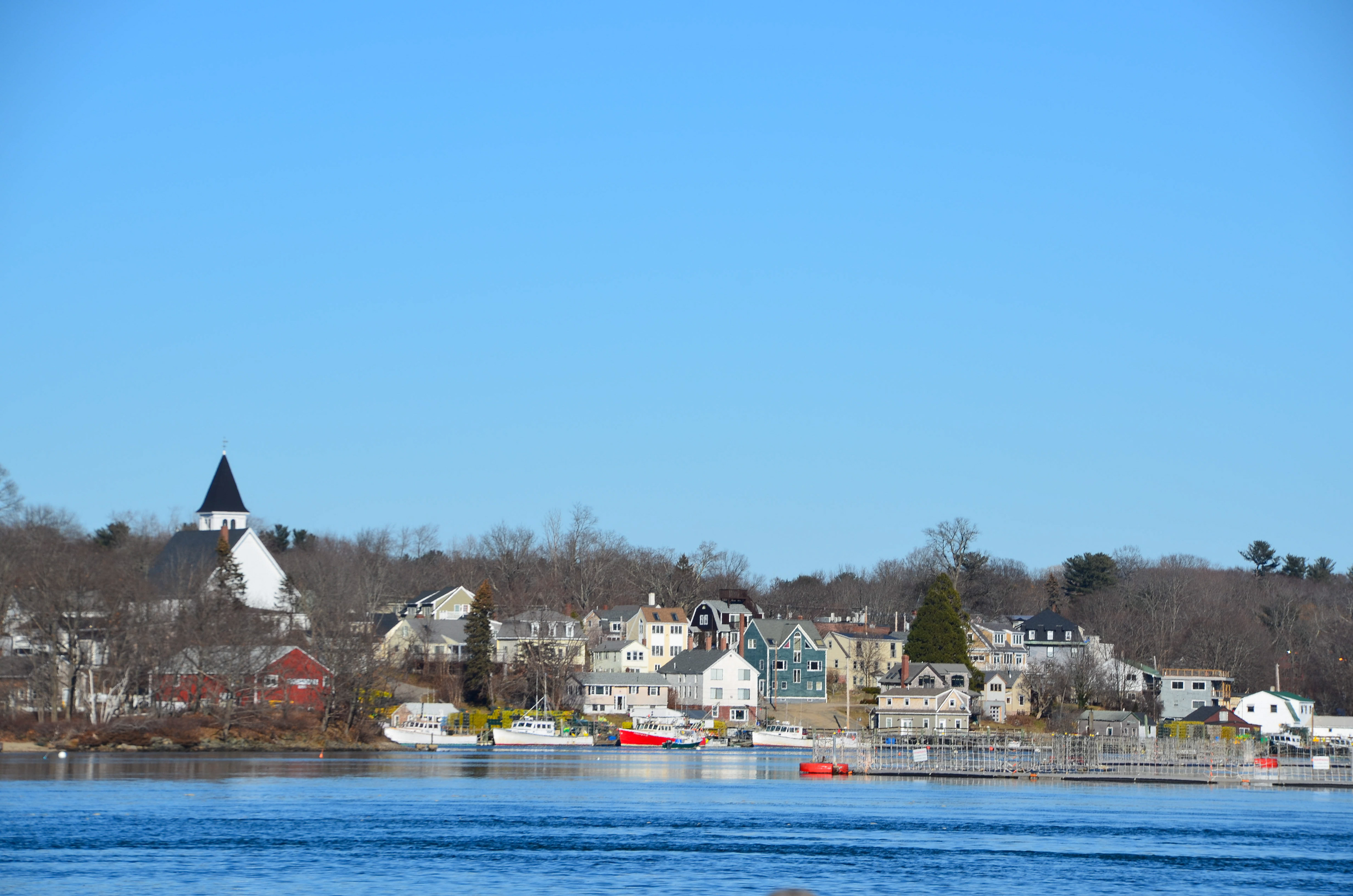 View of Kittery, ME from across the Piscataqua River