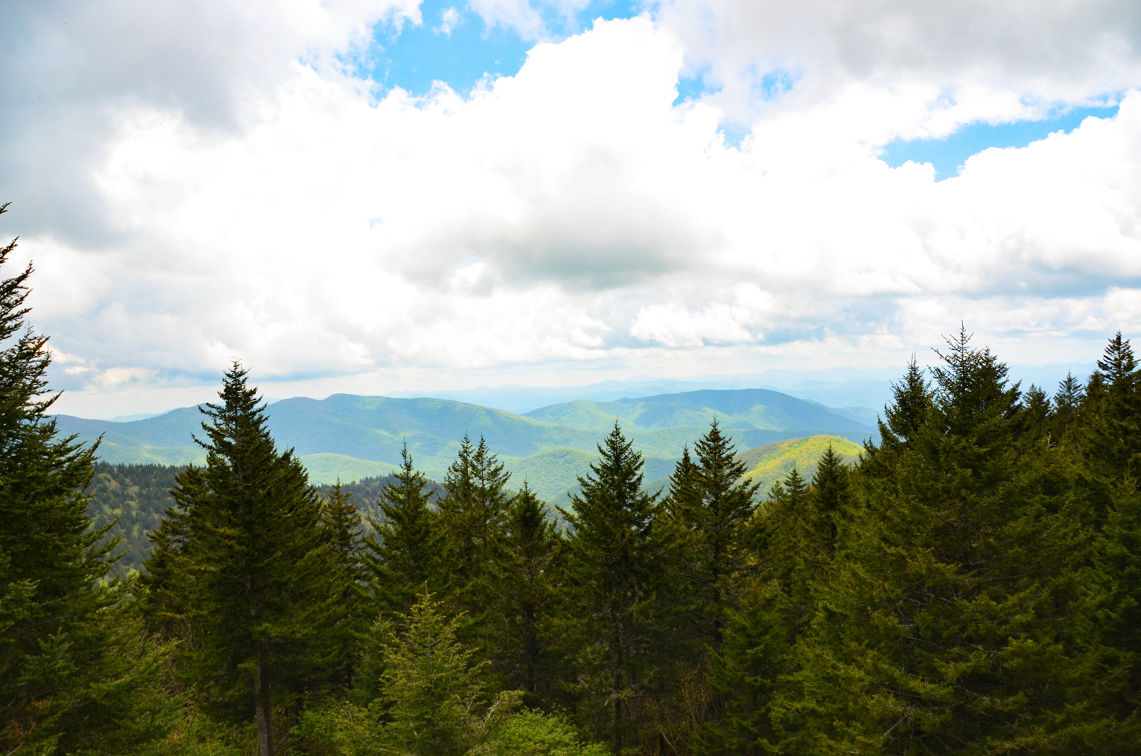 Richland Balsam Overlook, Jackson County - Highest elevation on the Blue Ridge Parkway