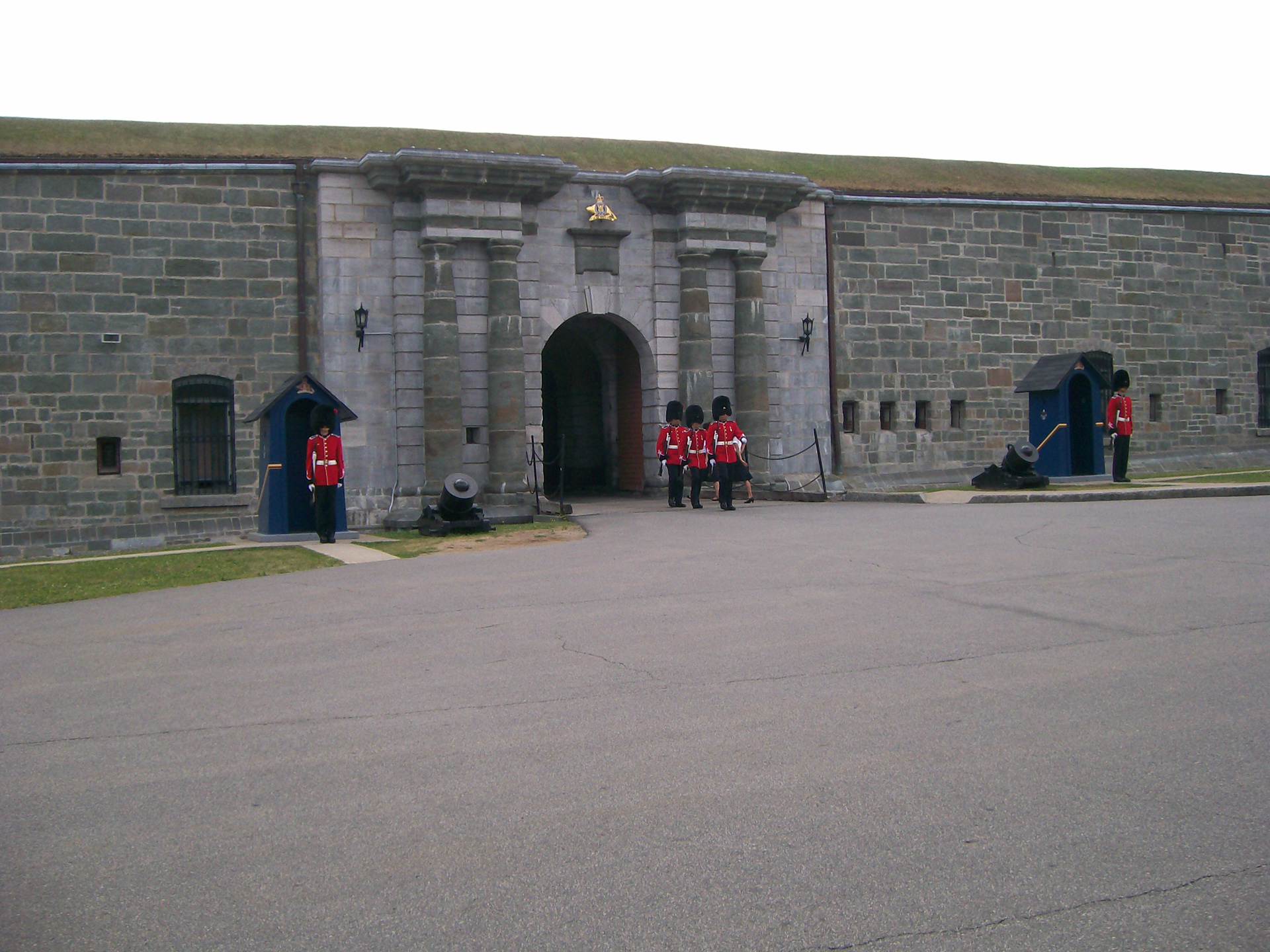 Changing of the guard at La Citadelle de Quebec