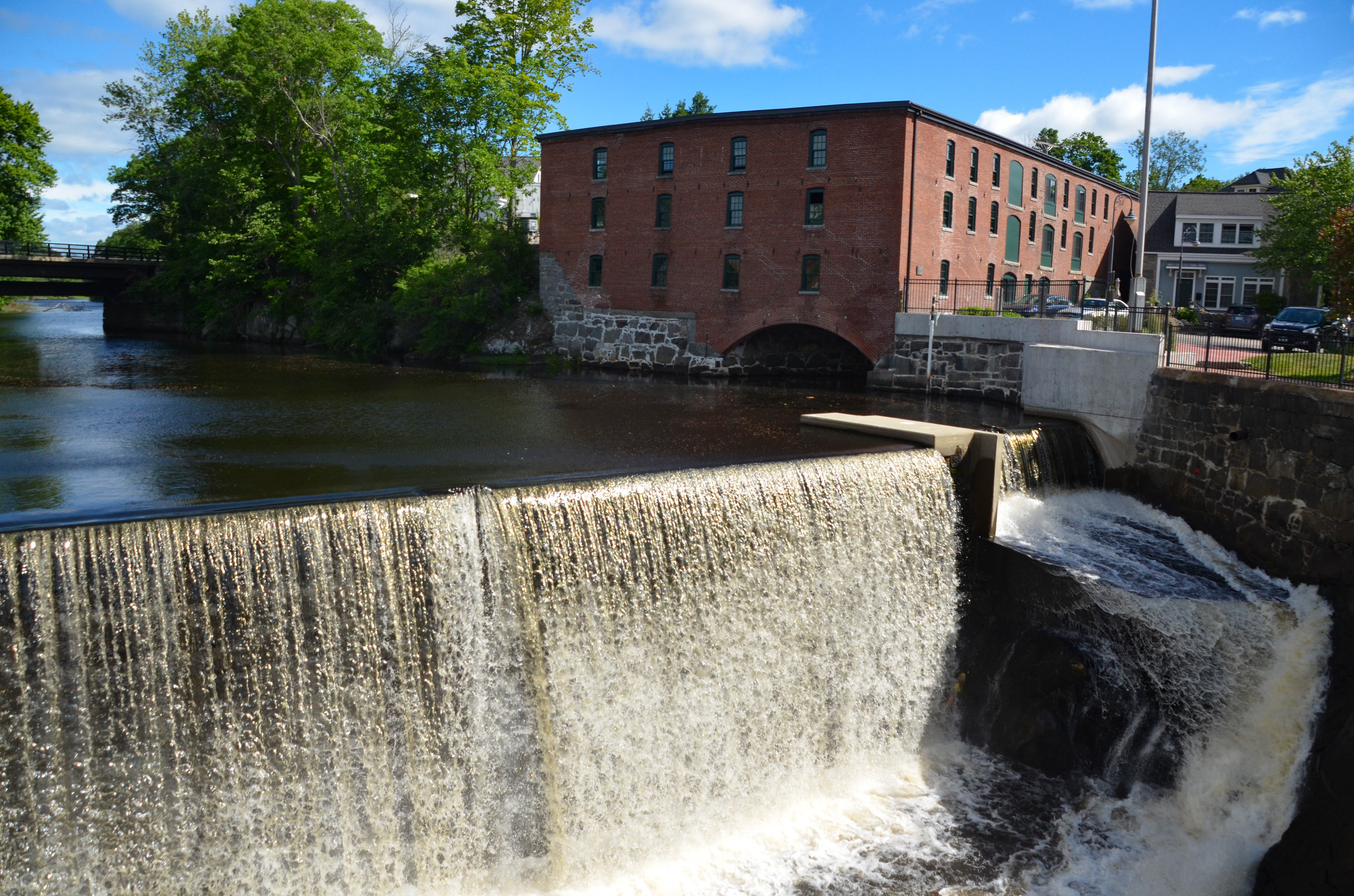 Waterfall at Newmarket Textile Mills