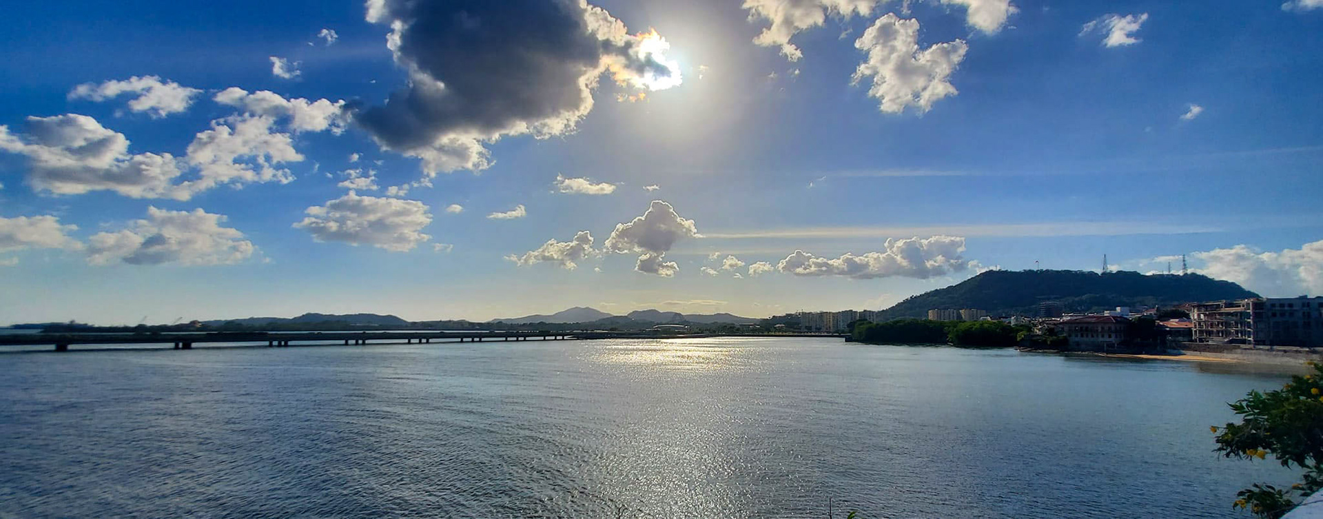 View of Ancon Hill from Casco Viejo, Panama City