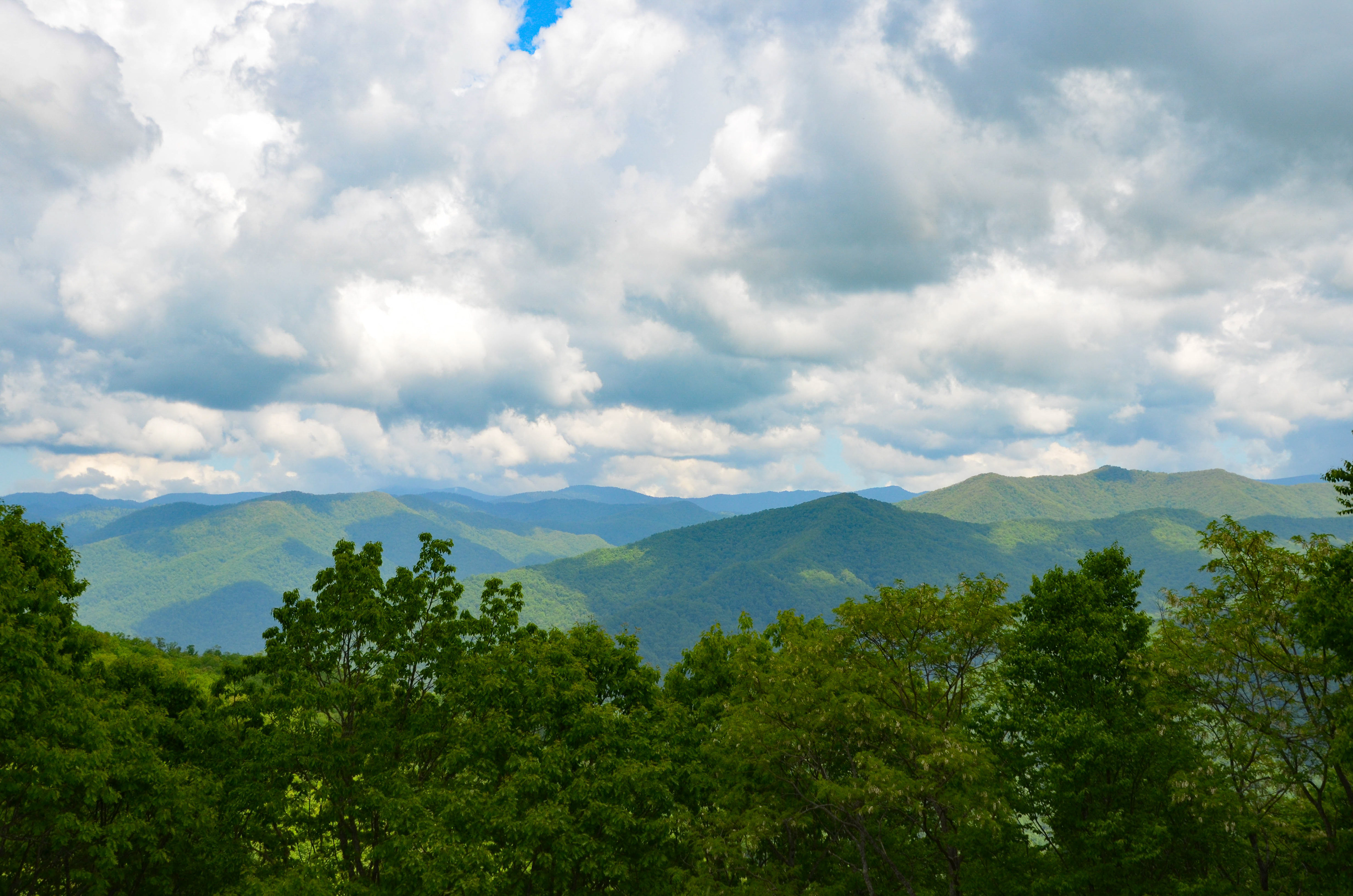 Big Witch Gap Overlook, Cherokee - Blue Ridge Parkway