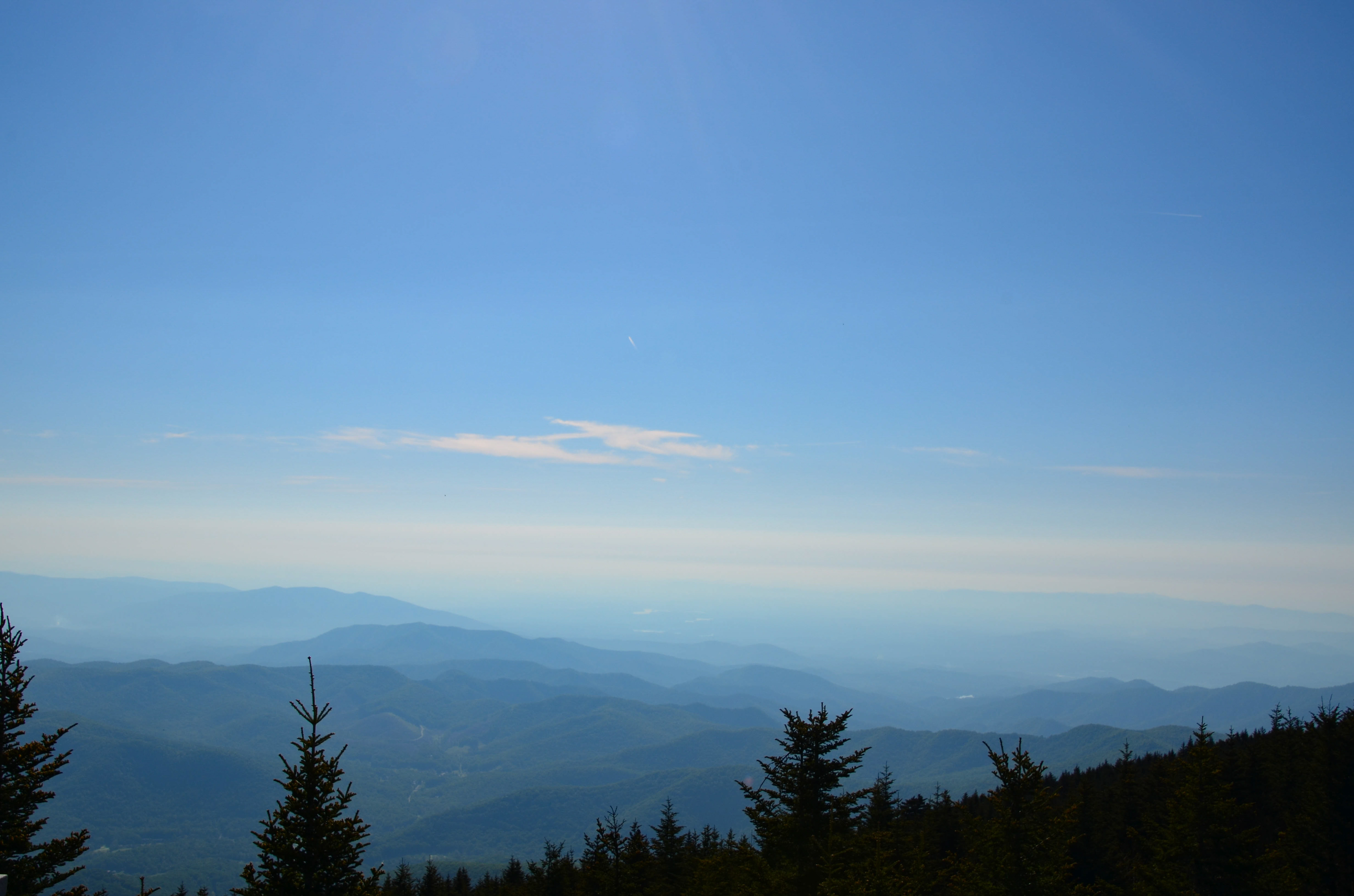 View from Mt. Mitchell, Burnsville - Highest peak east of the Mississippi River