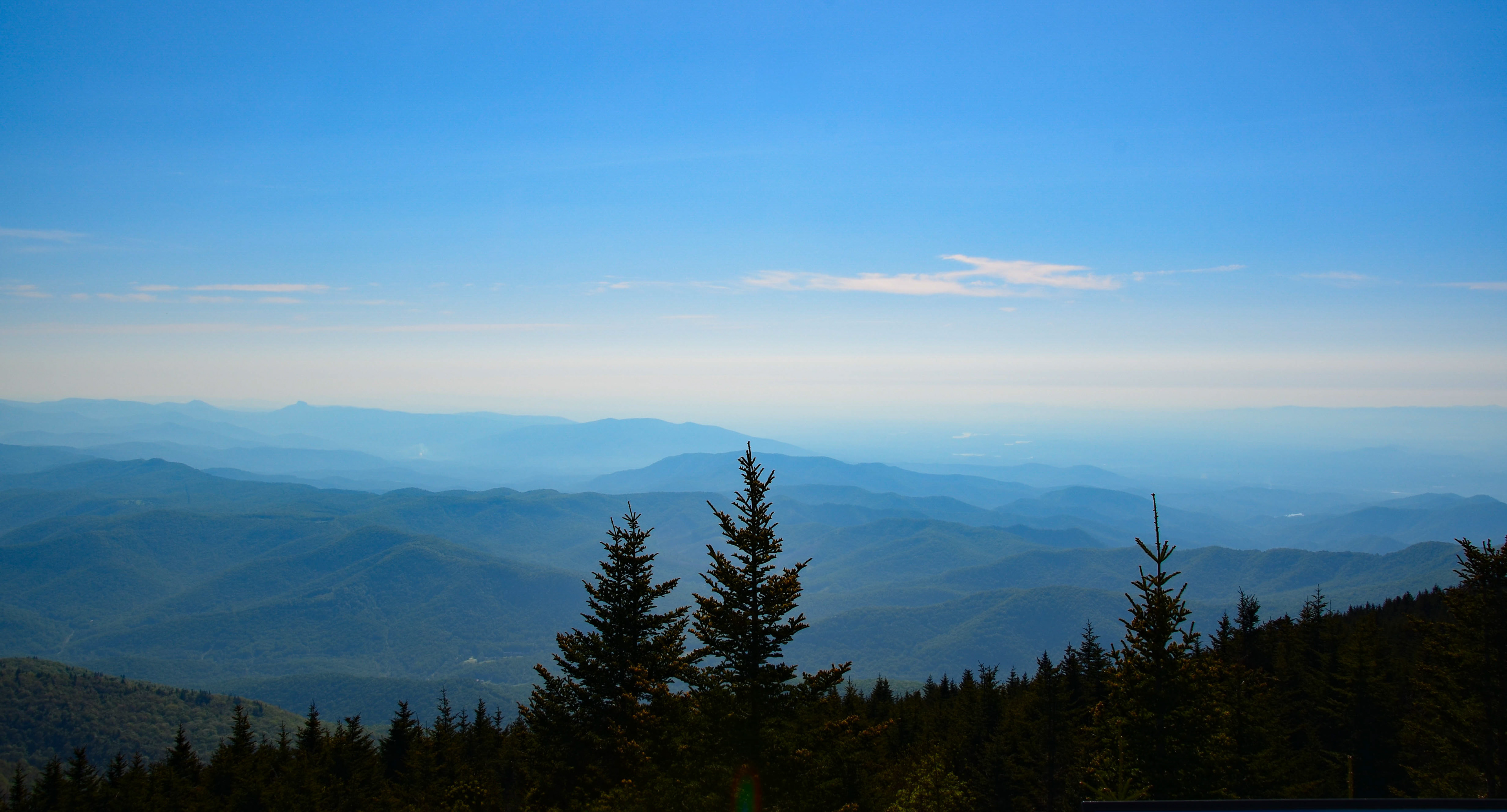 View from Mt. Mitchell, Burnsville - Highest peak east of the Mississippi River