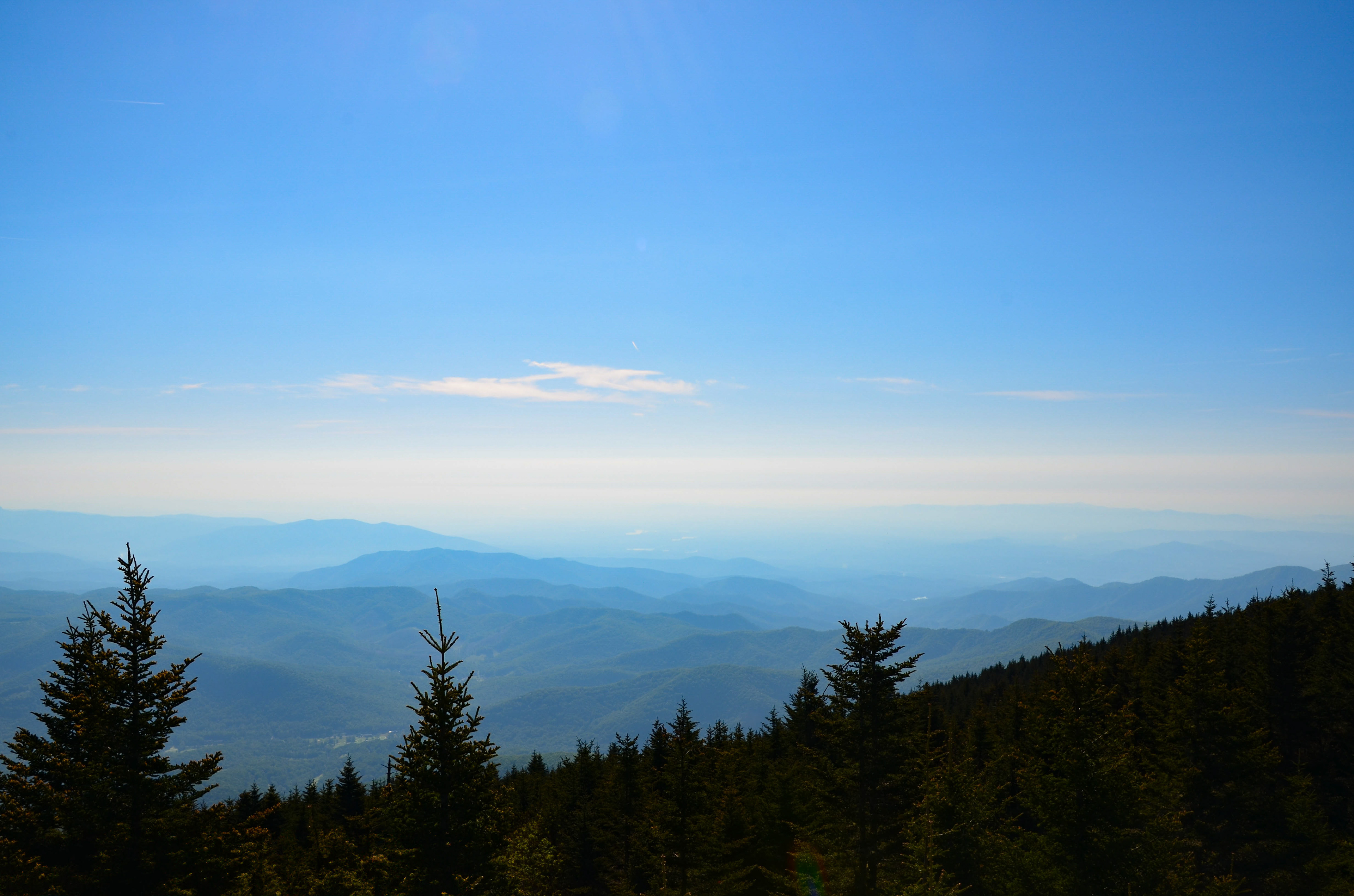 View from Mt. Mitchell, Burnsville - Highest peak east of the Mississippi River