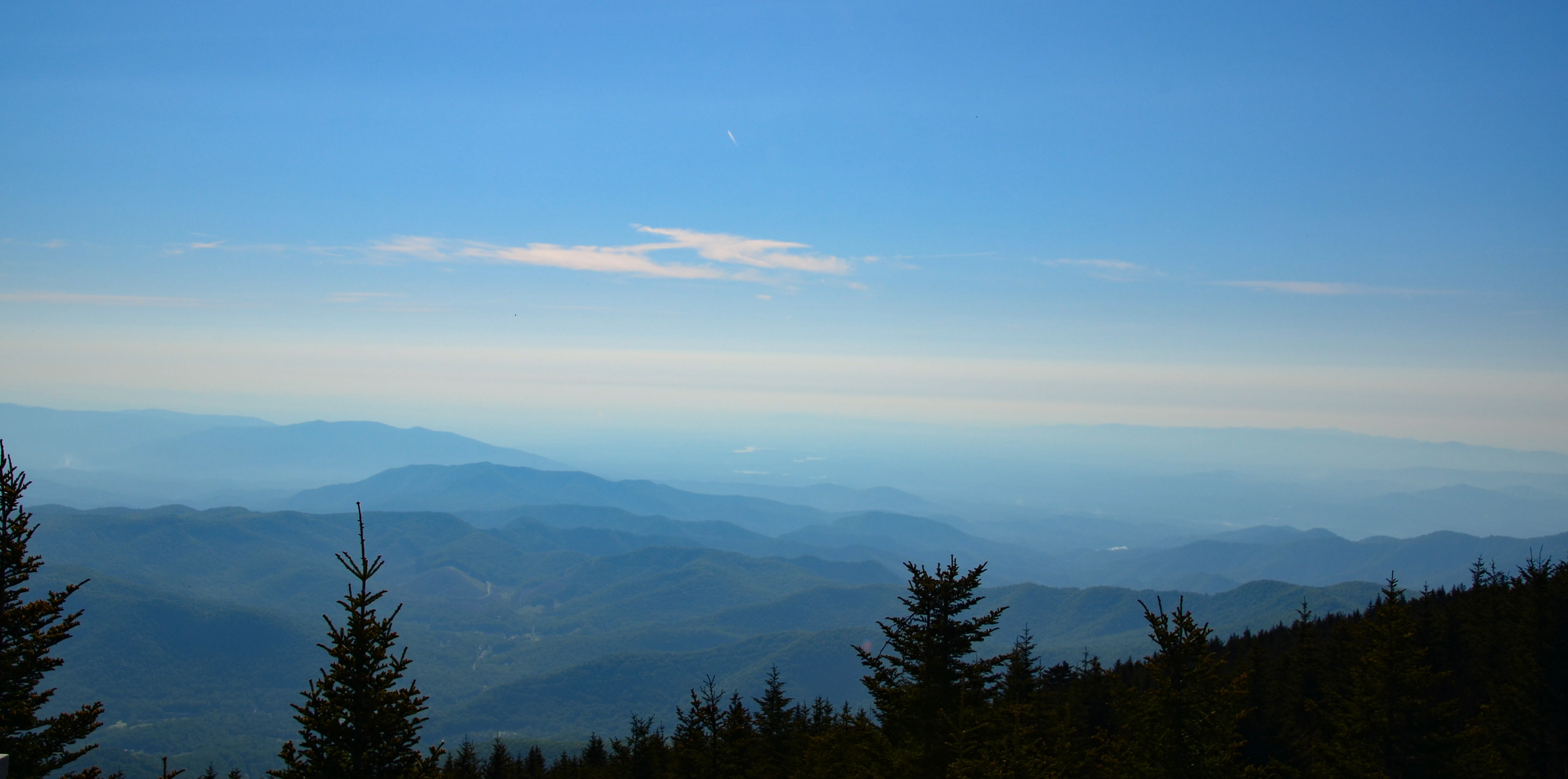 View from Mt. Mitchell, Burnsville - Highest peak east of the Mississippi River