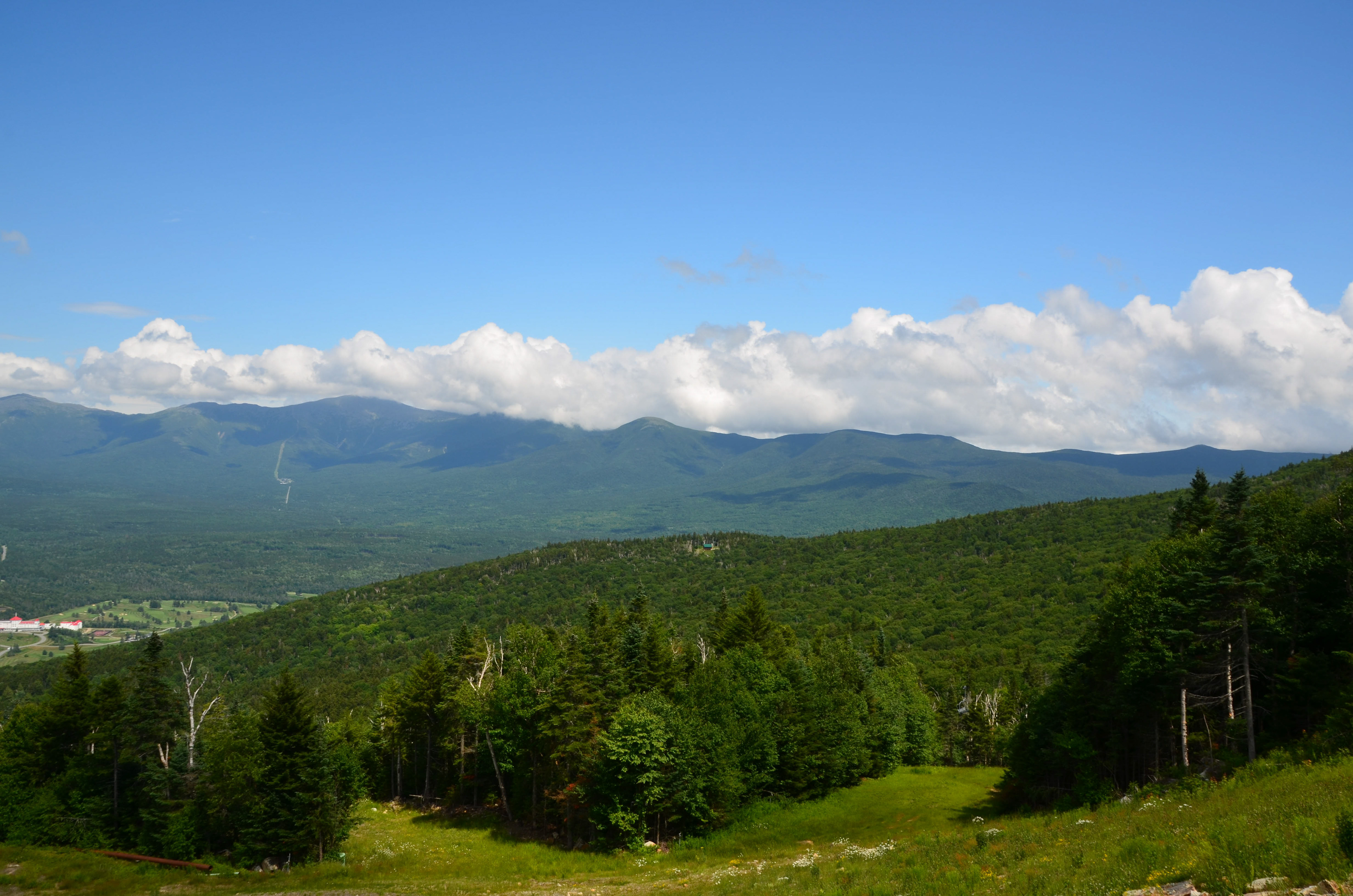 Partial view of the Presidential Range