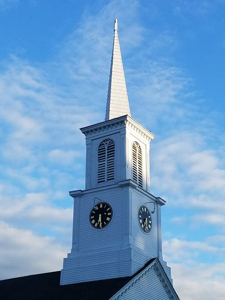 Newmarket Community Church steeple