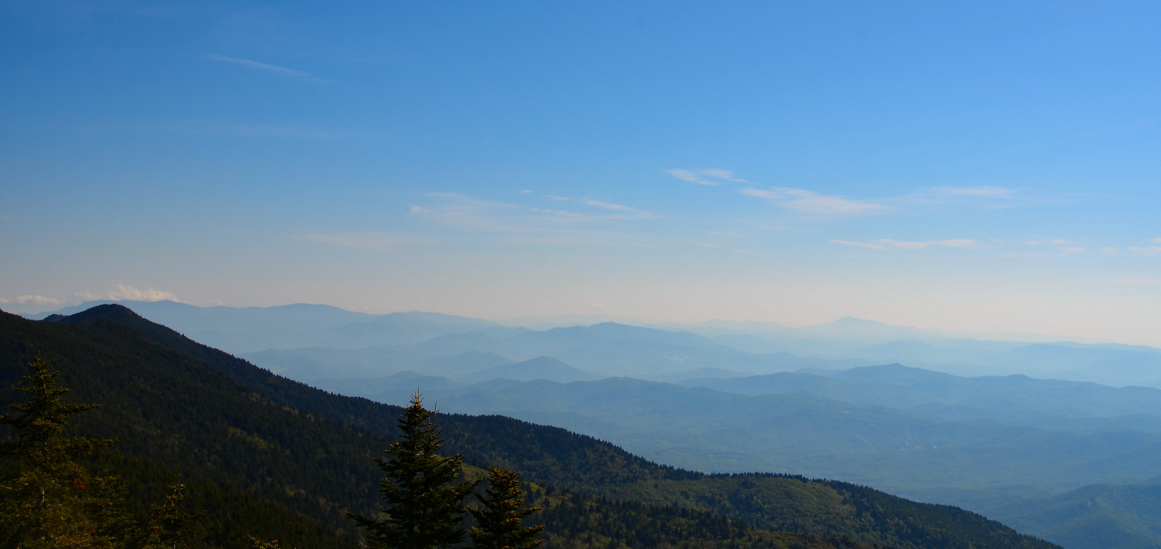 View from Mt. Mitchell, Burnsville - Highest peak east of the Mississippi River