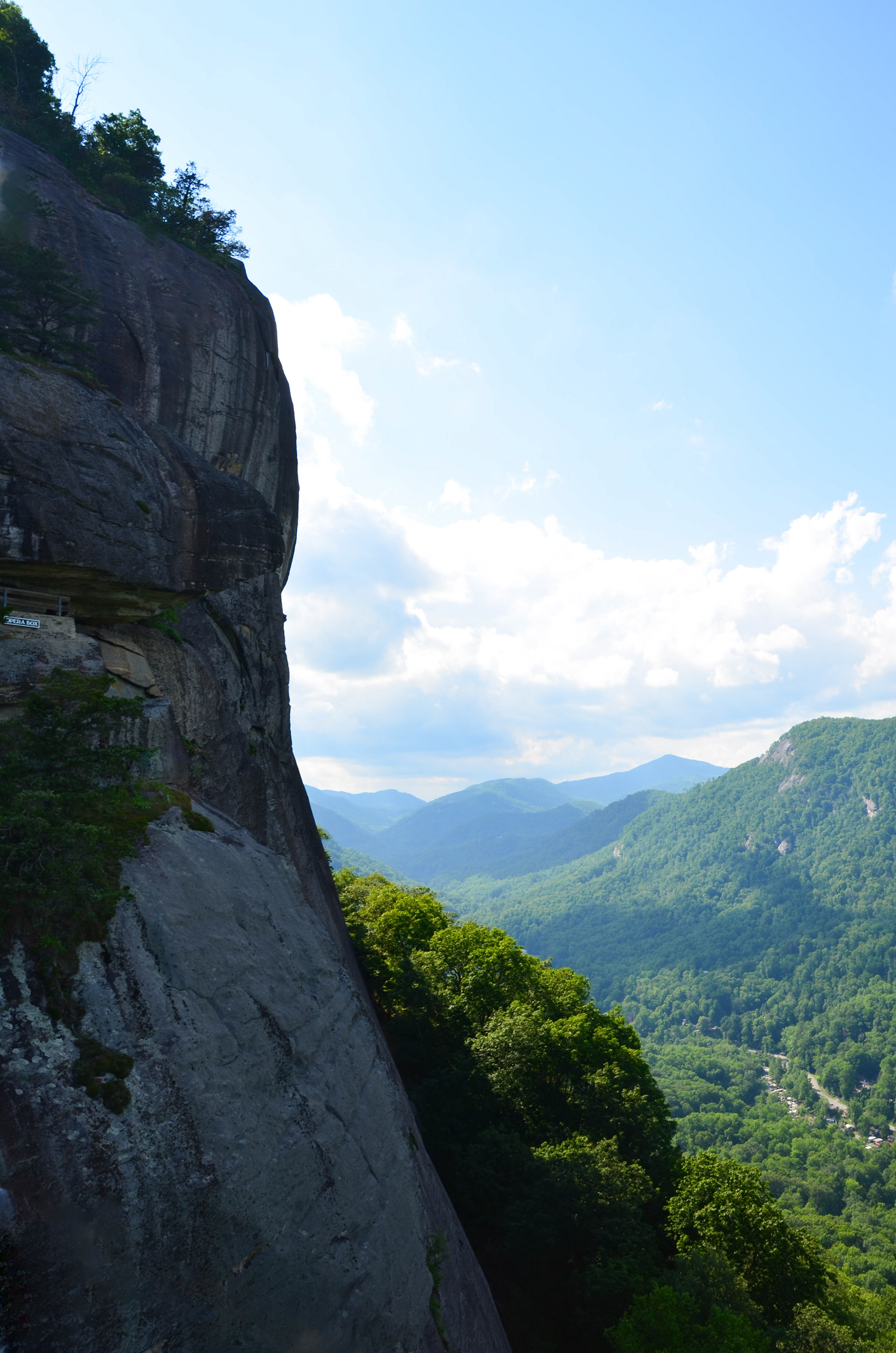 Hickory Nut Gorge from Chimney Rock State Park, Chimney Rock