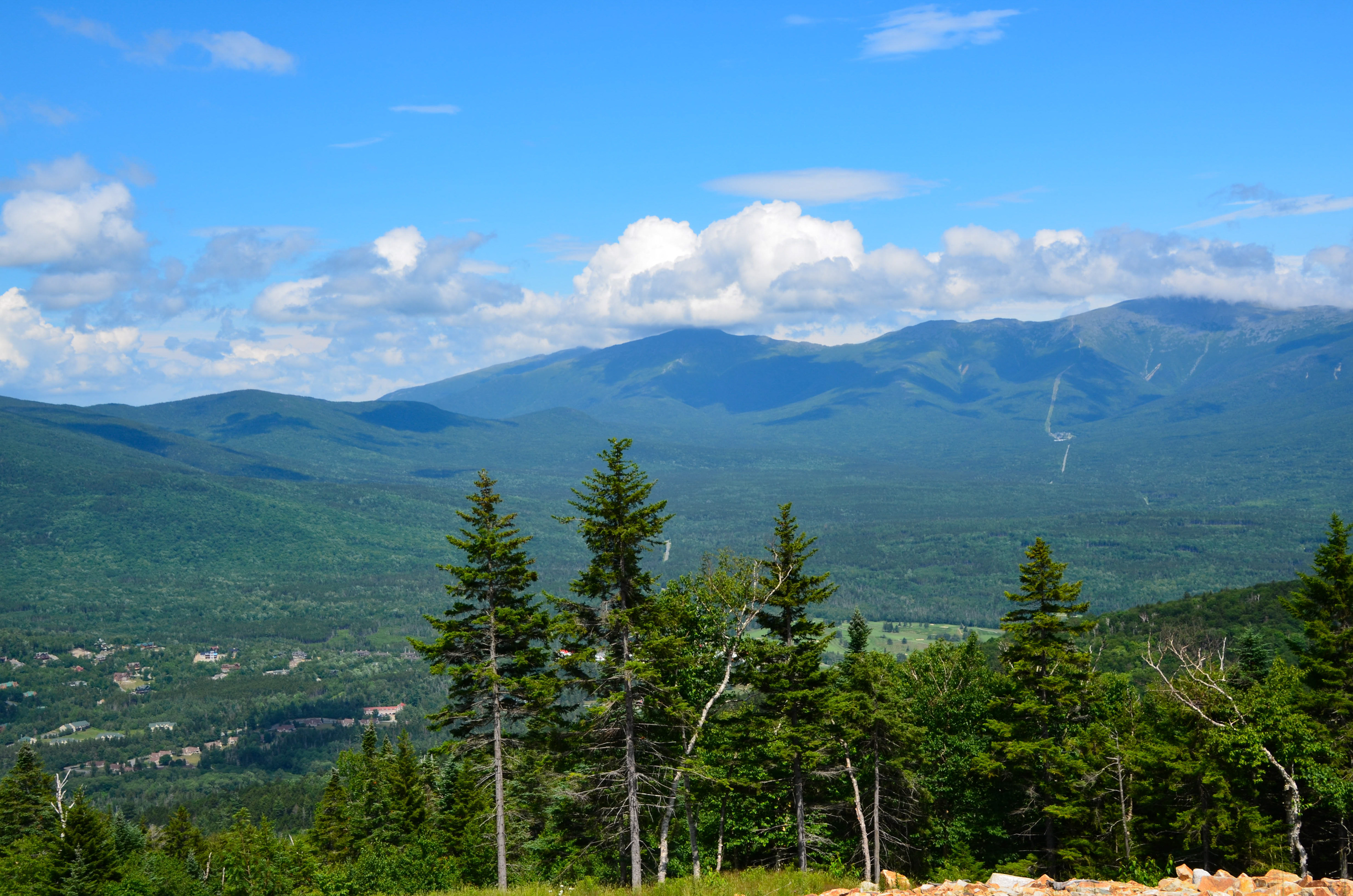 Partial view of The Presidential Range