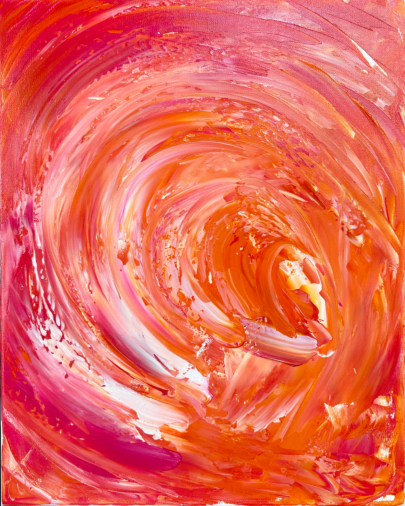 "Sunset light waves" - 50x40 cm, 2024. Available