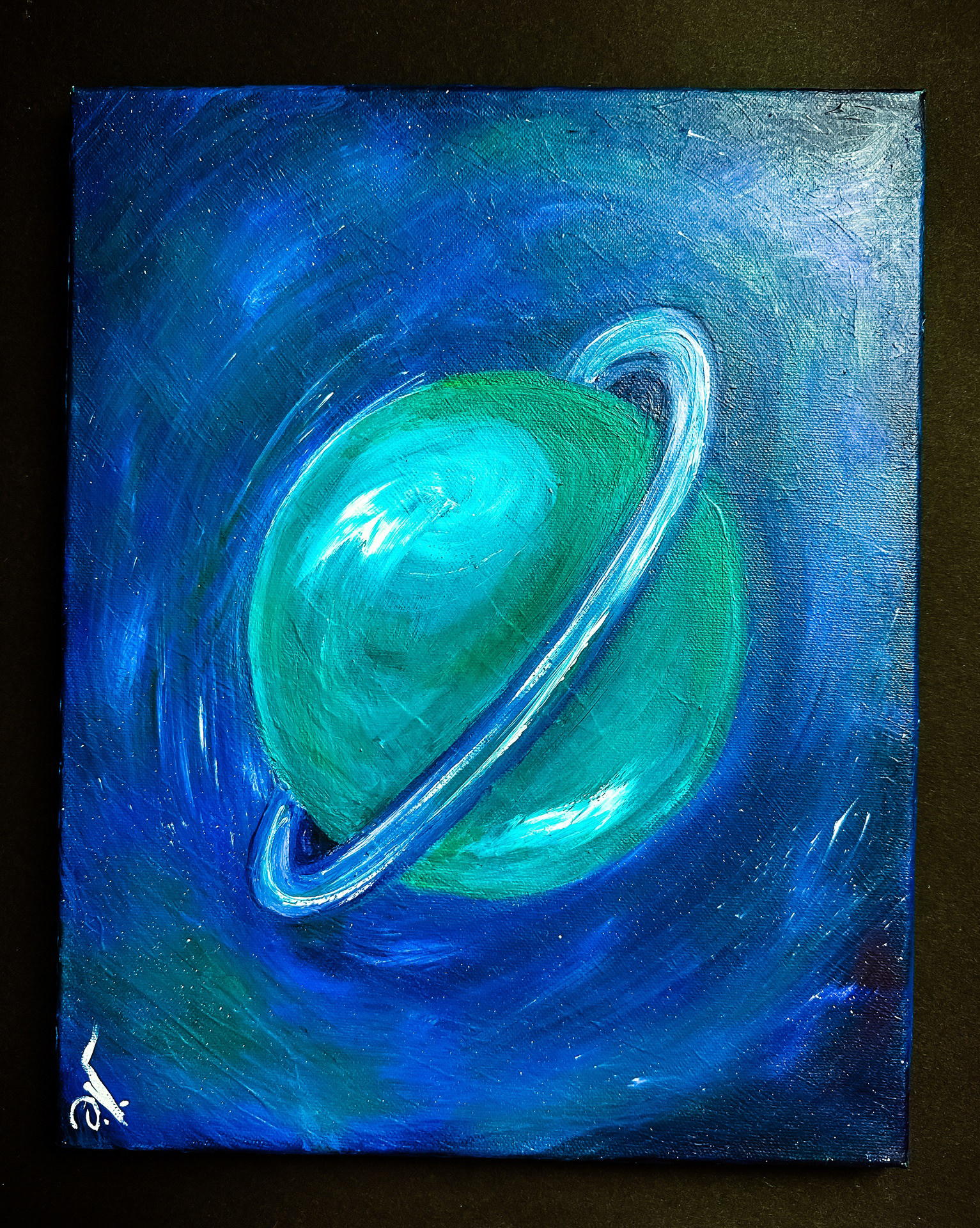 "Saturn" - 41x33 cm, 2023. Available