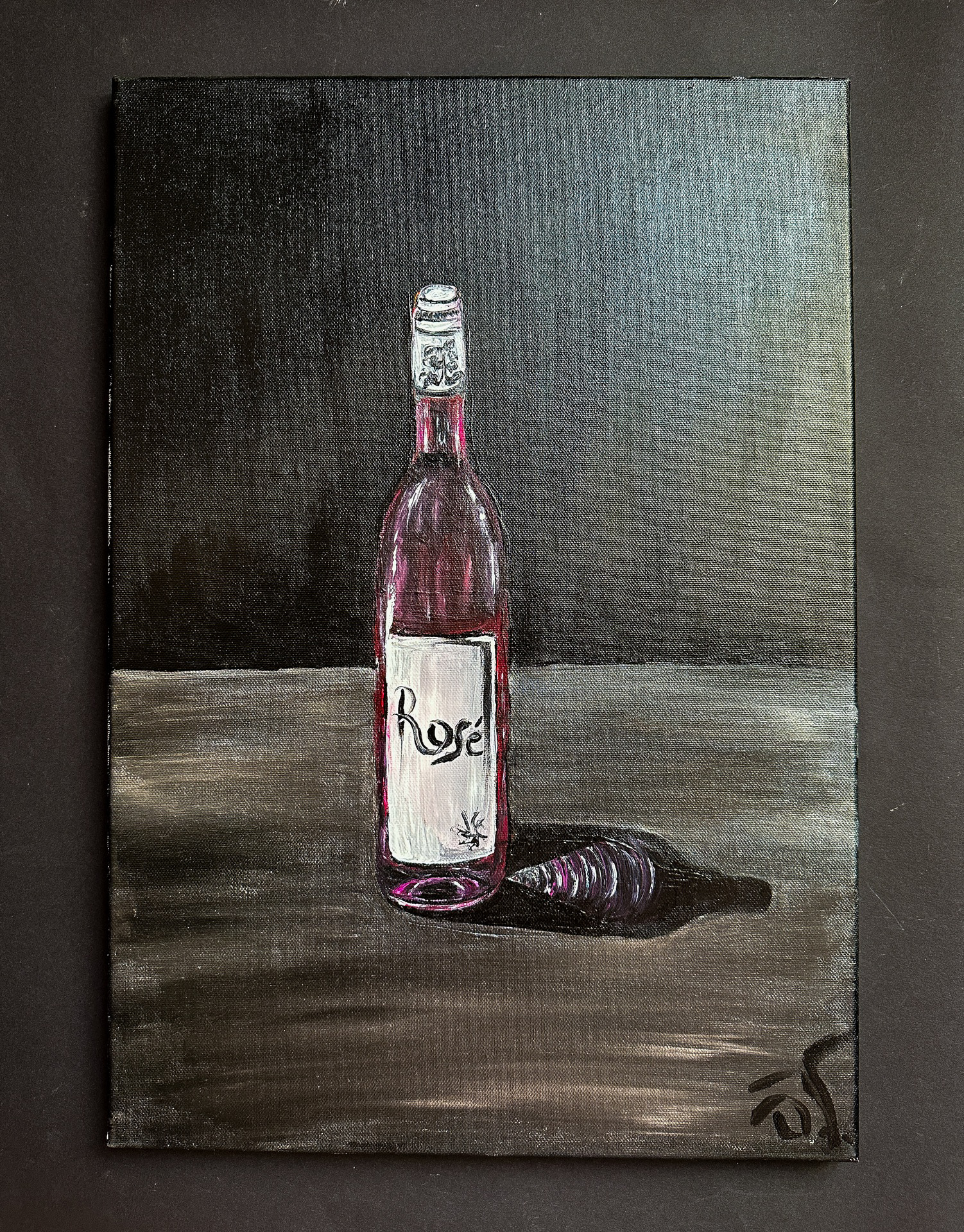 "Rose" - 55x38 cm. Available