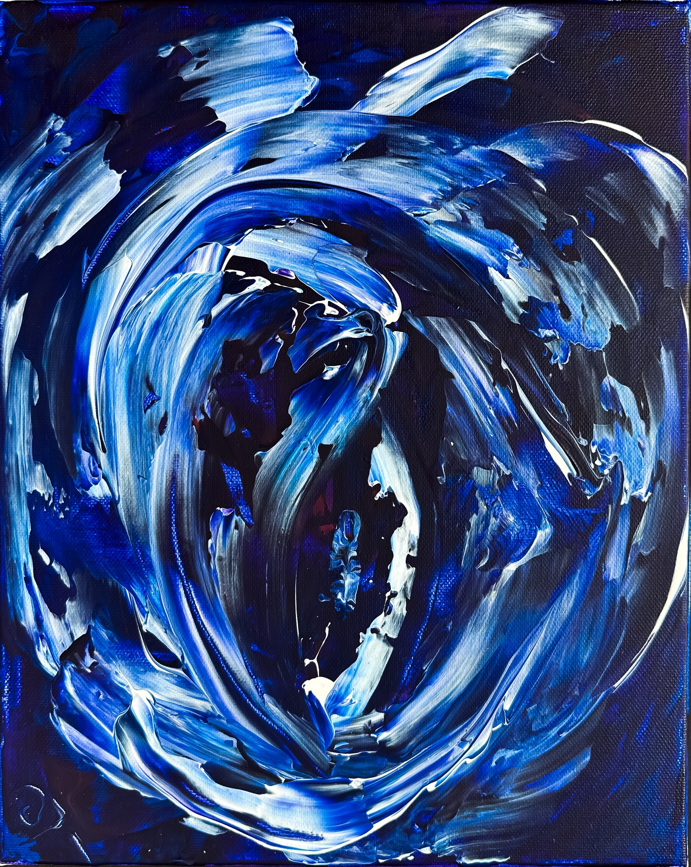 "Galaxy" - 35x28 cm, 2023. Available