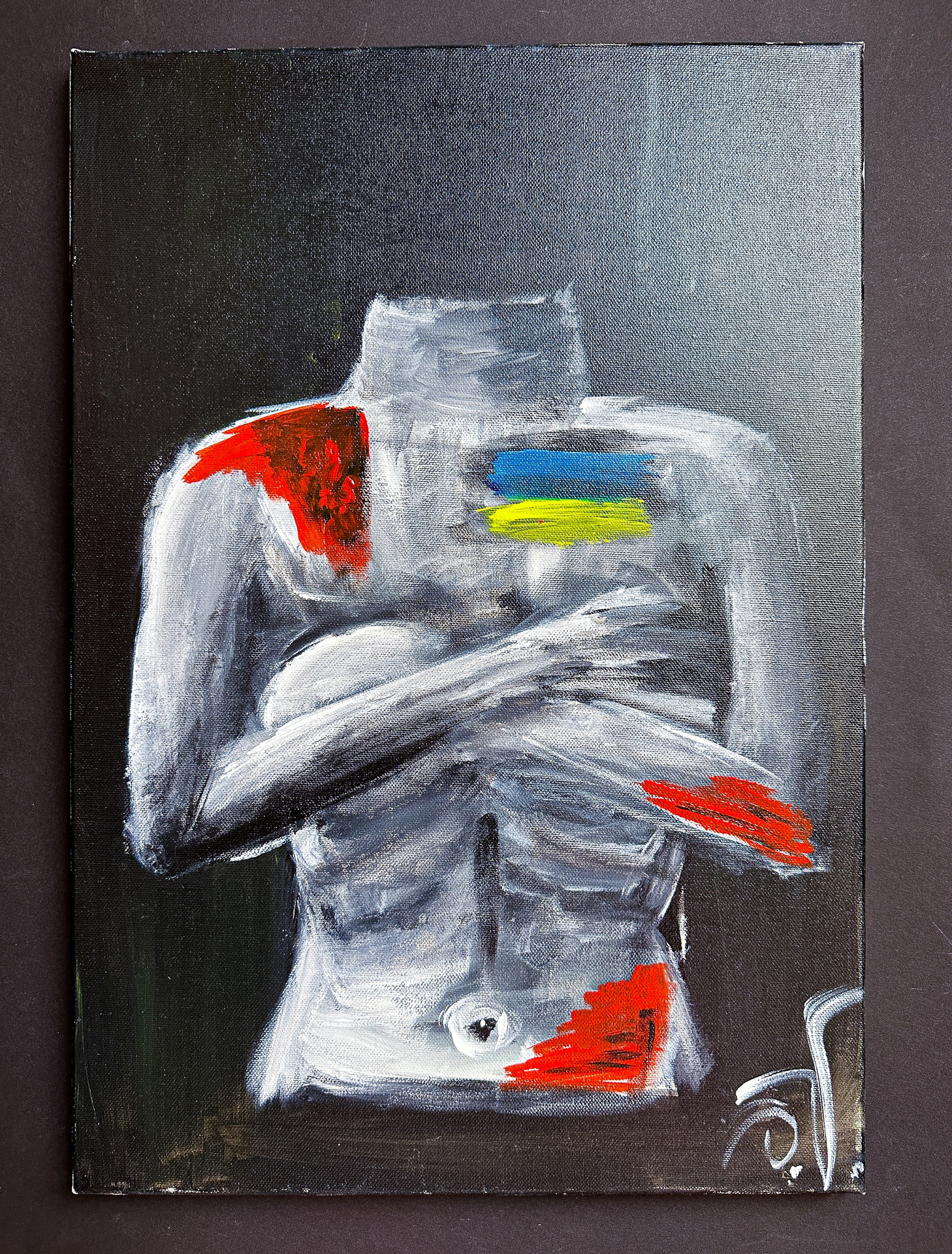 "Bucha" - 55x38 cm, 2022. Available