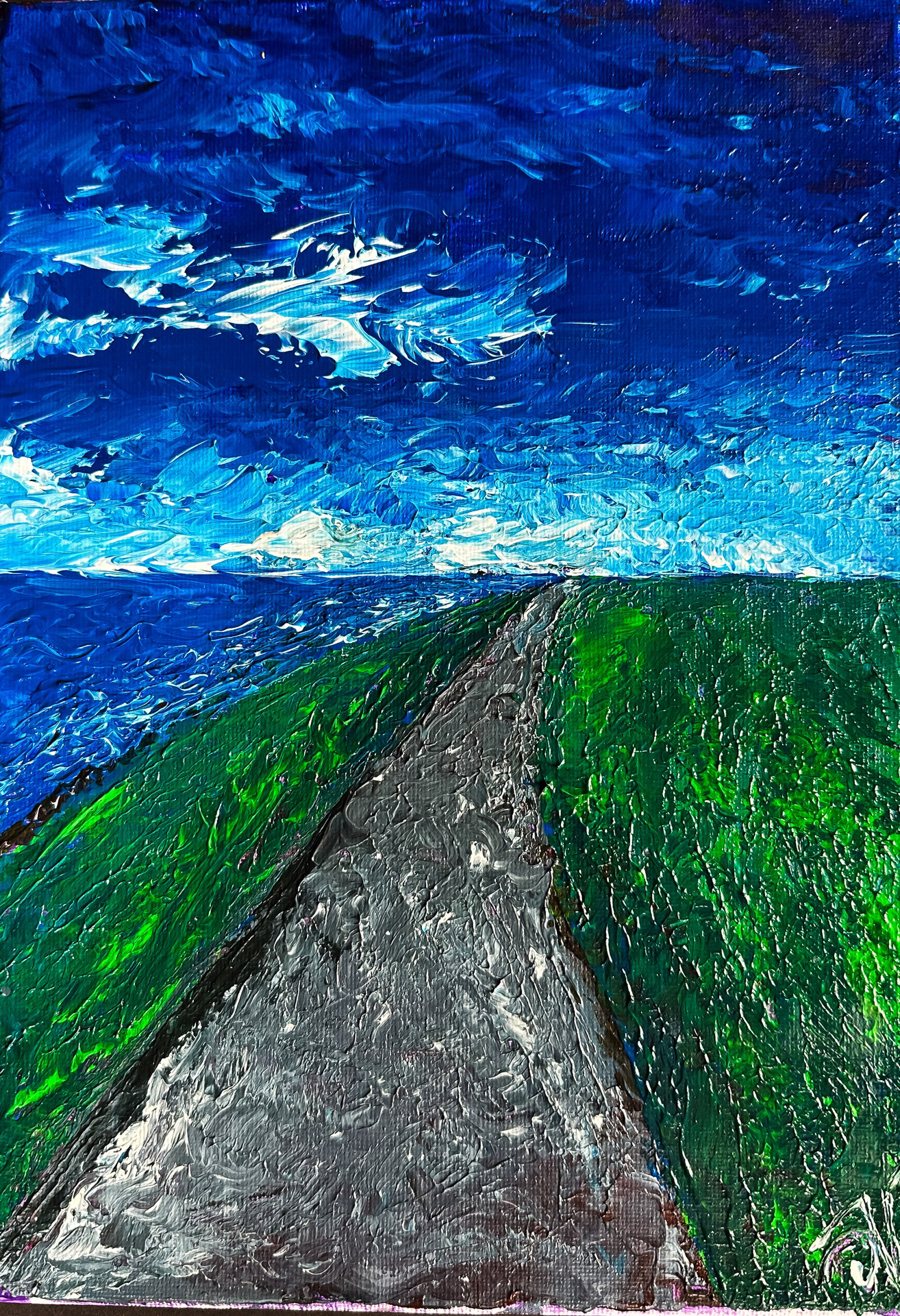 "Are you coming?" - 30x24 cm, 2023. Available