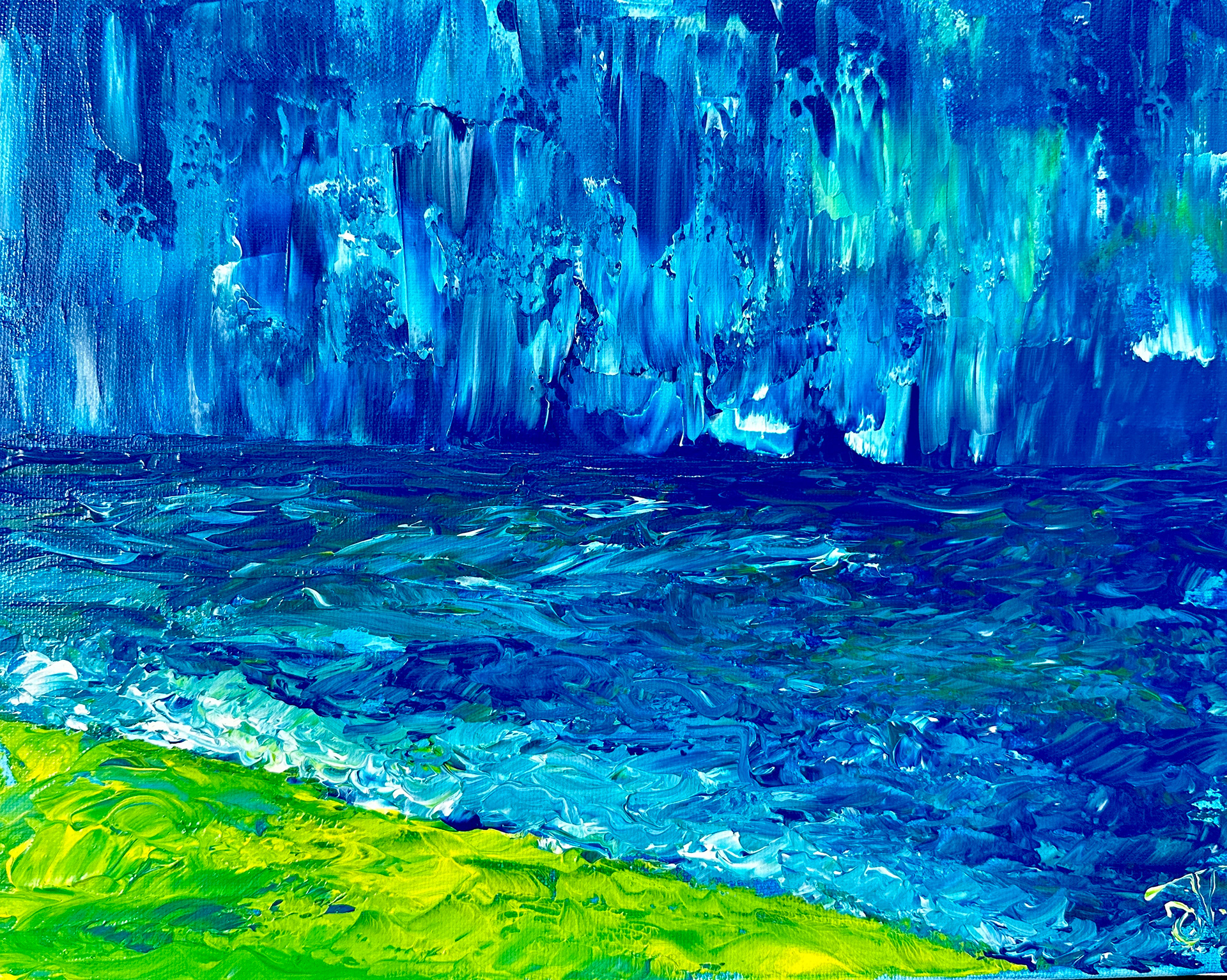 Cosmic ocean - 28x35 cm, 2023. Available