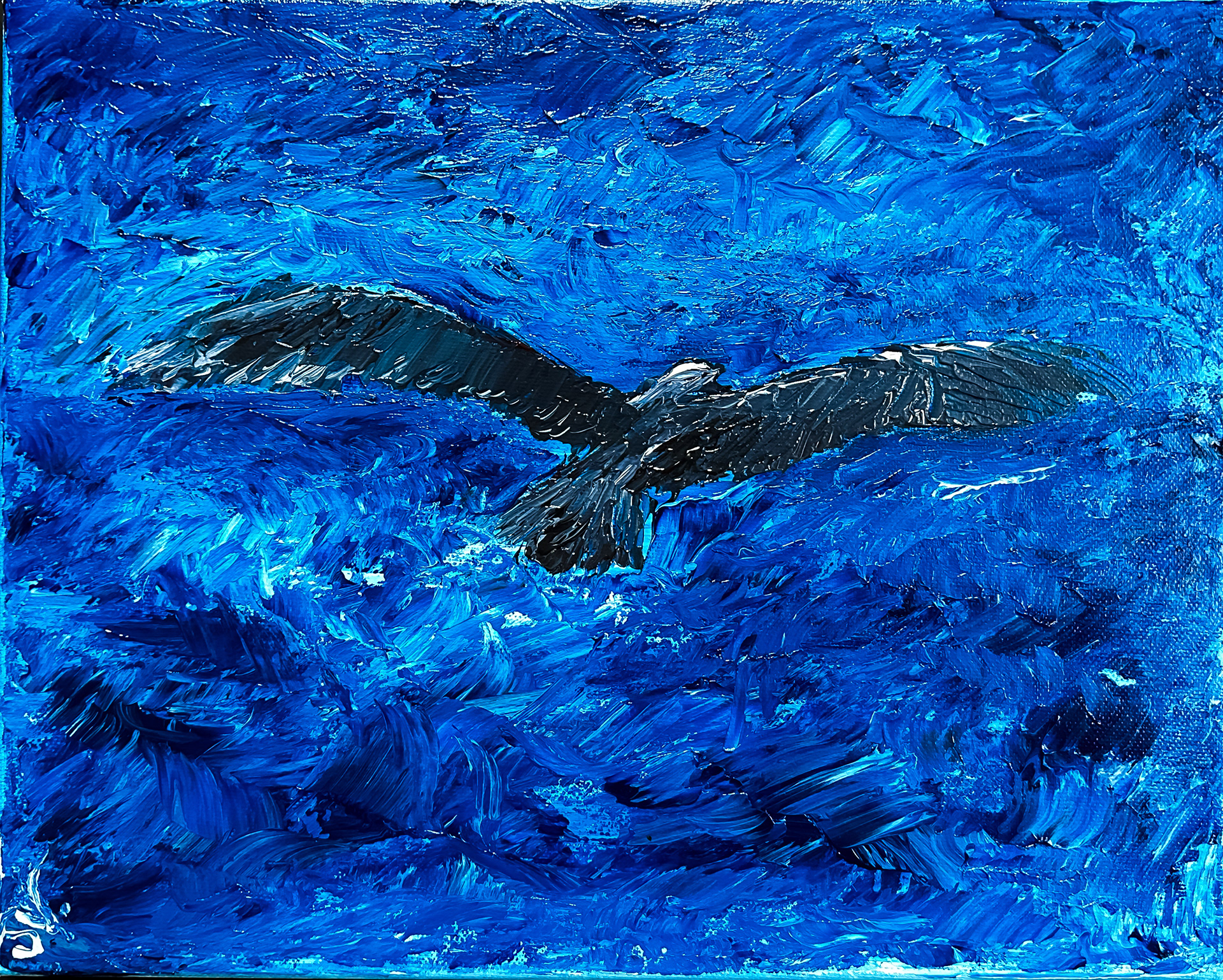 "Freedom" - 28x35 cm, 2023. Available