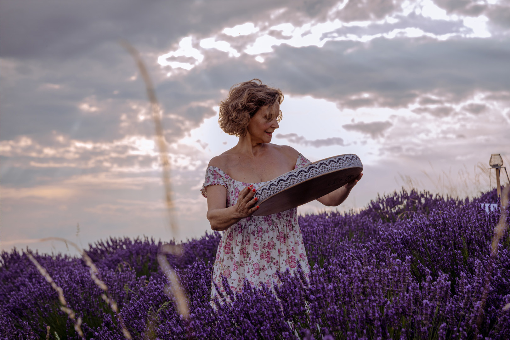 Shooting evento di meditazione nella lavanda a Verona